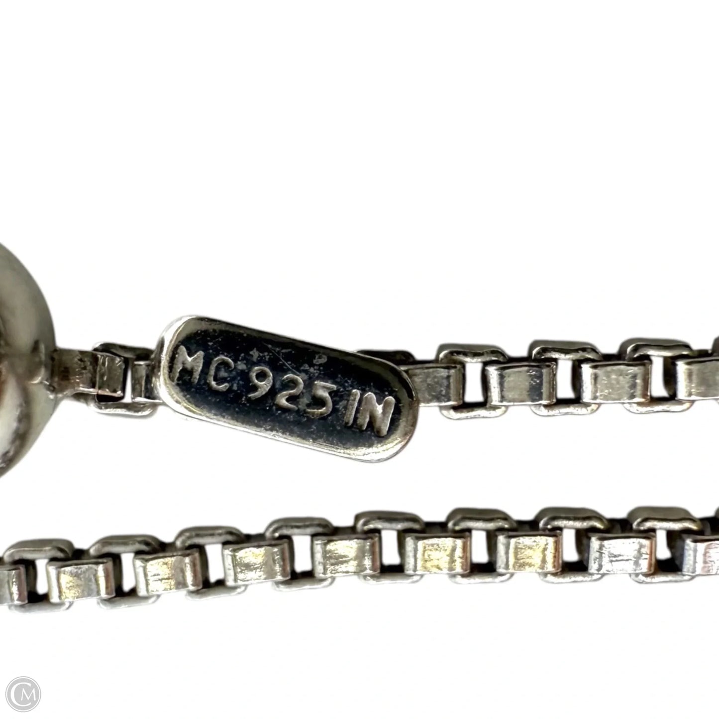 Sterling Silver Byzantine Adjustable Bolo Bracelet By Stamped MC