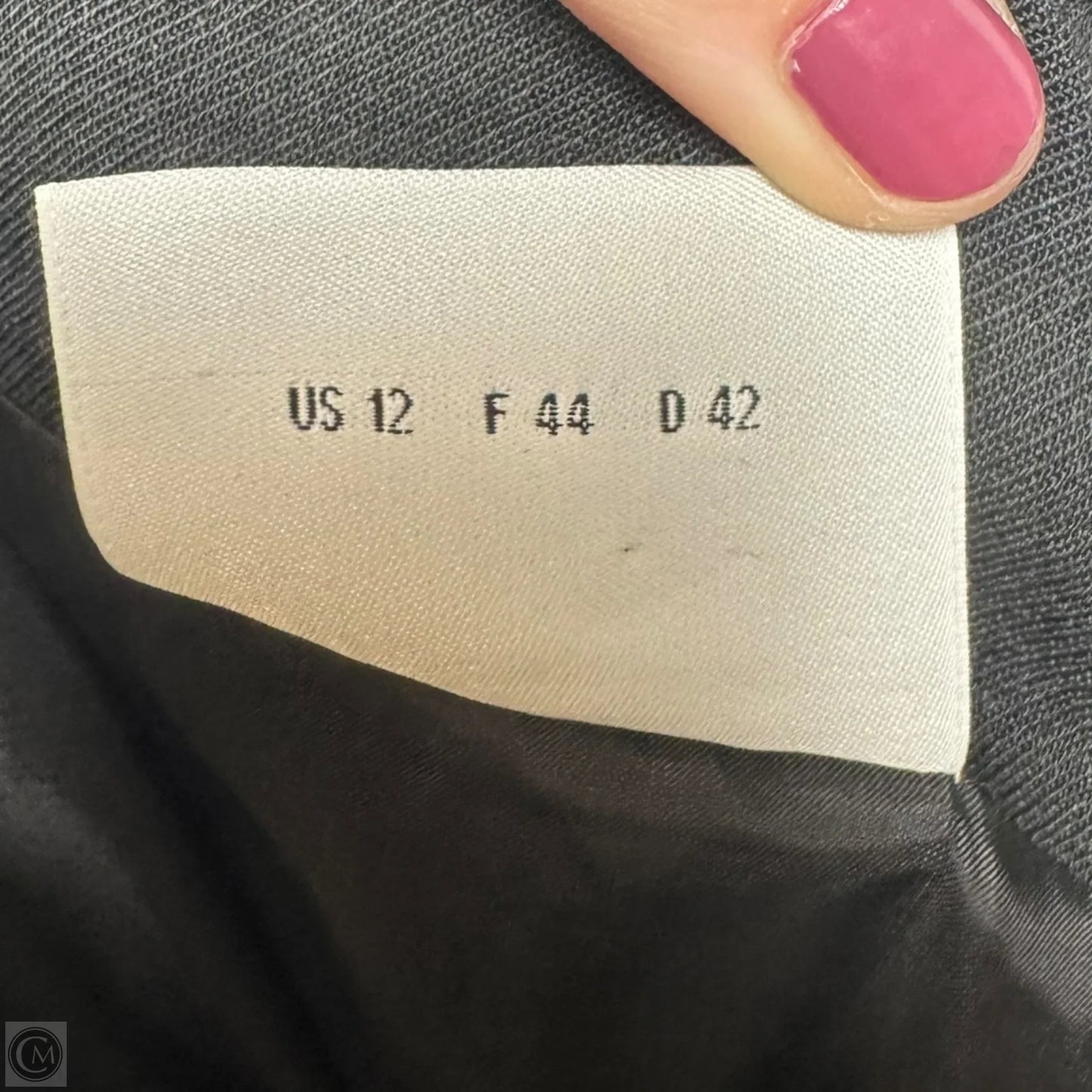 Wool Skirt Midi By Akris In Grey, Size: 12