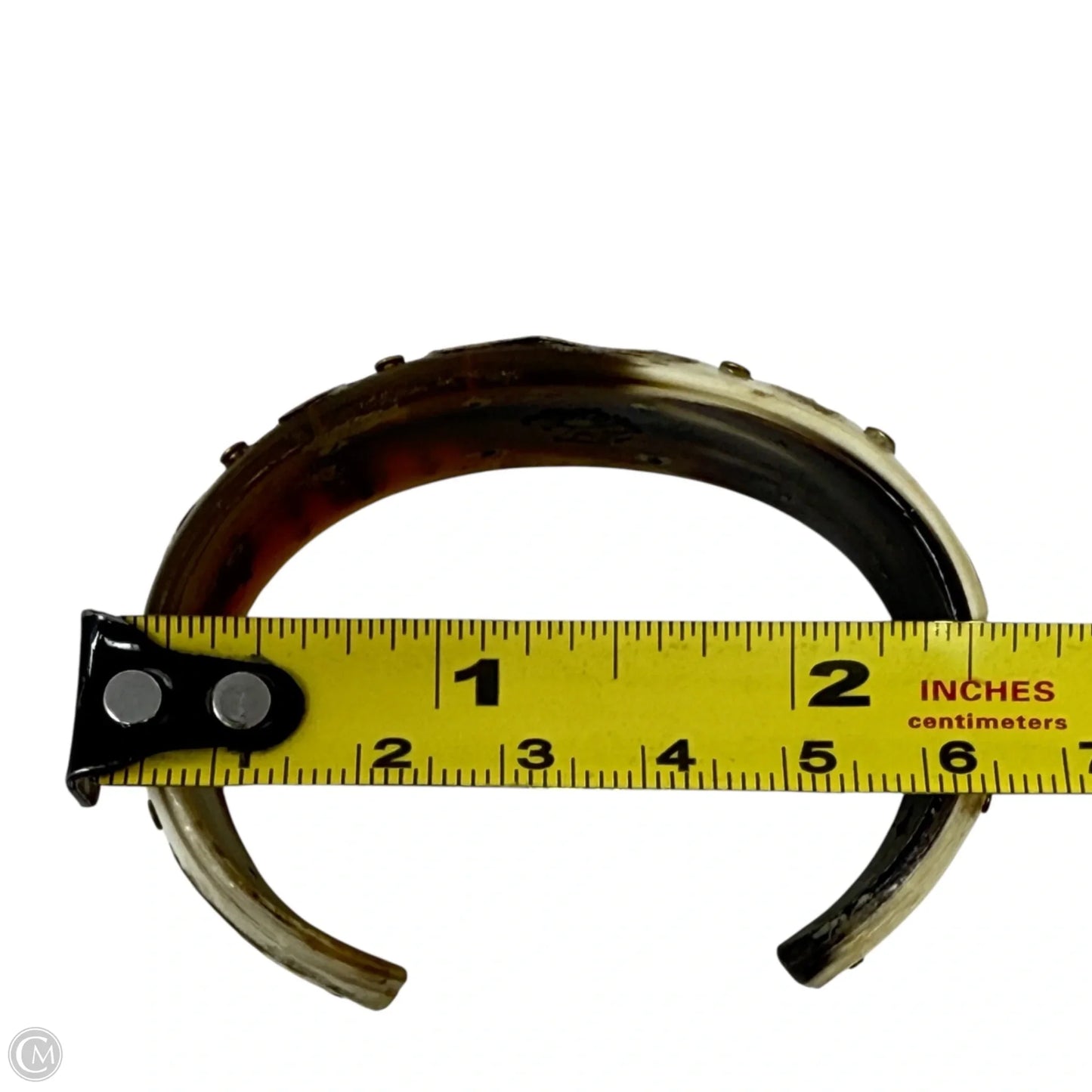 Earth Tones Cuff Bracelet With Gold Accents