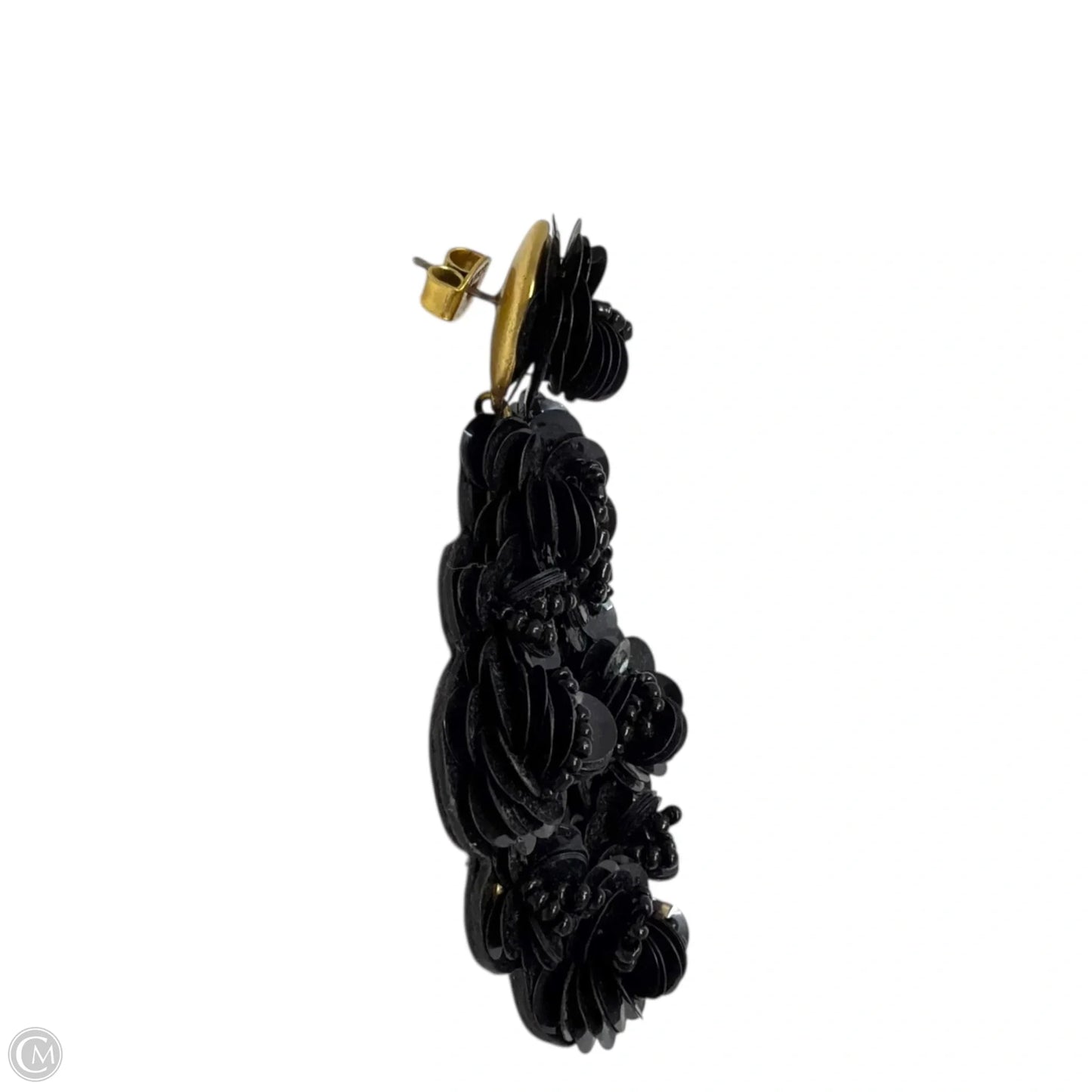 Leather Backed Sequin Petal Earrings By J. Crew