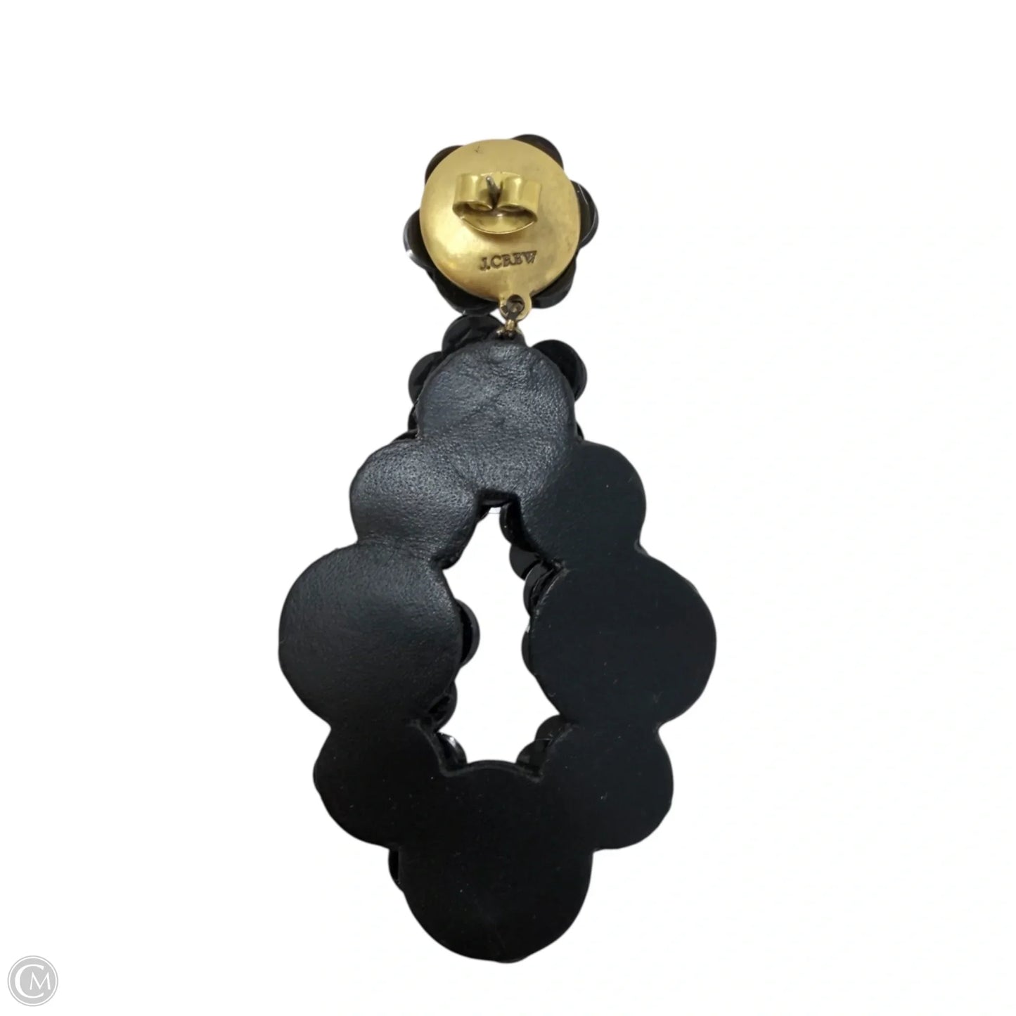 Leather Backed Sequin Petal Earrings By J. Crew