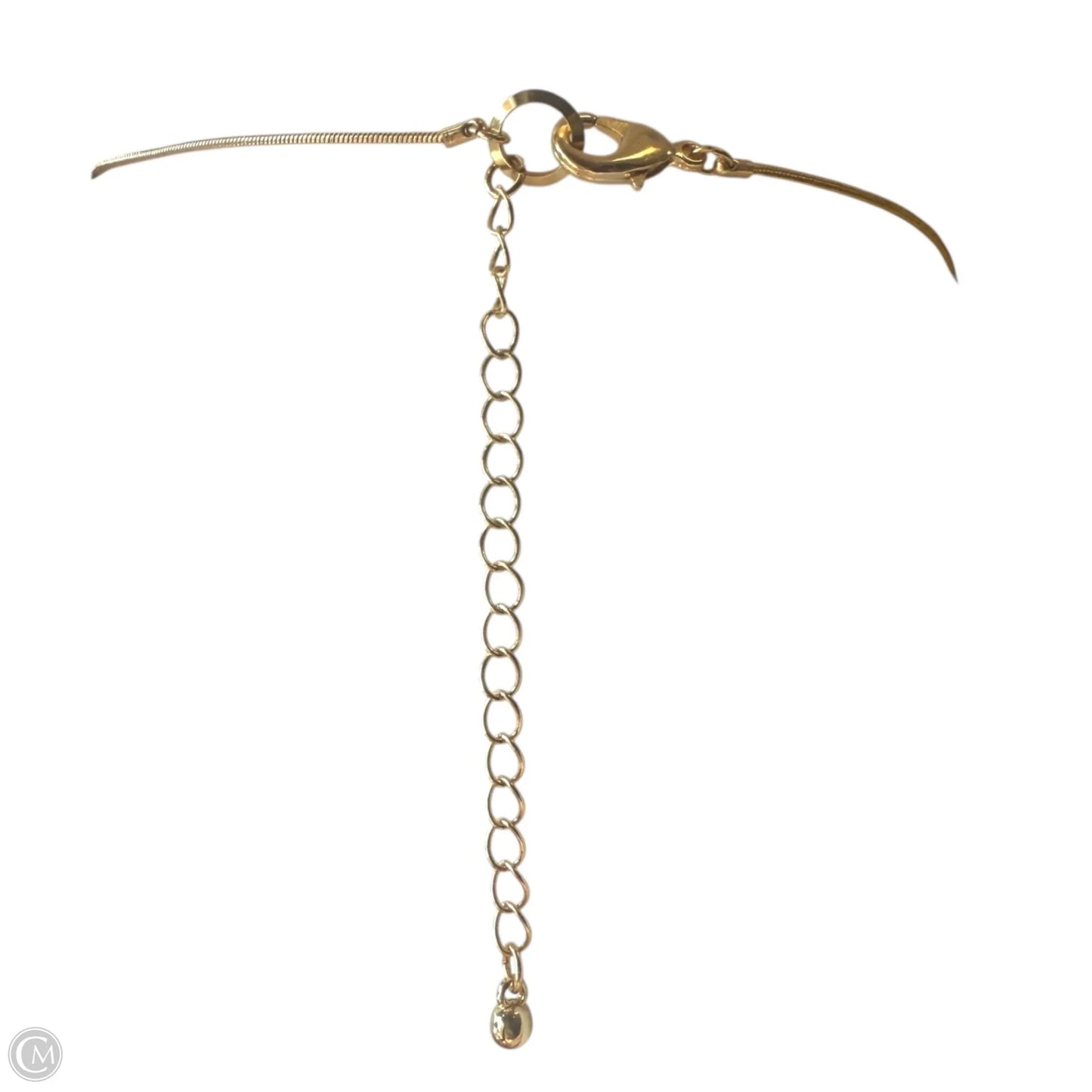 Art Deco Gold Tone with Rhinestones Bib Necklace