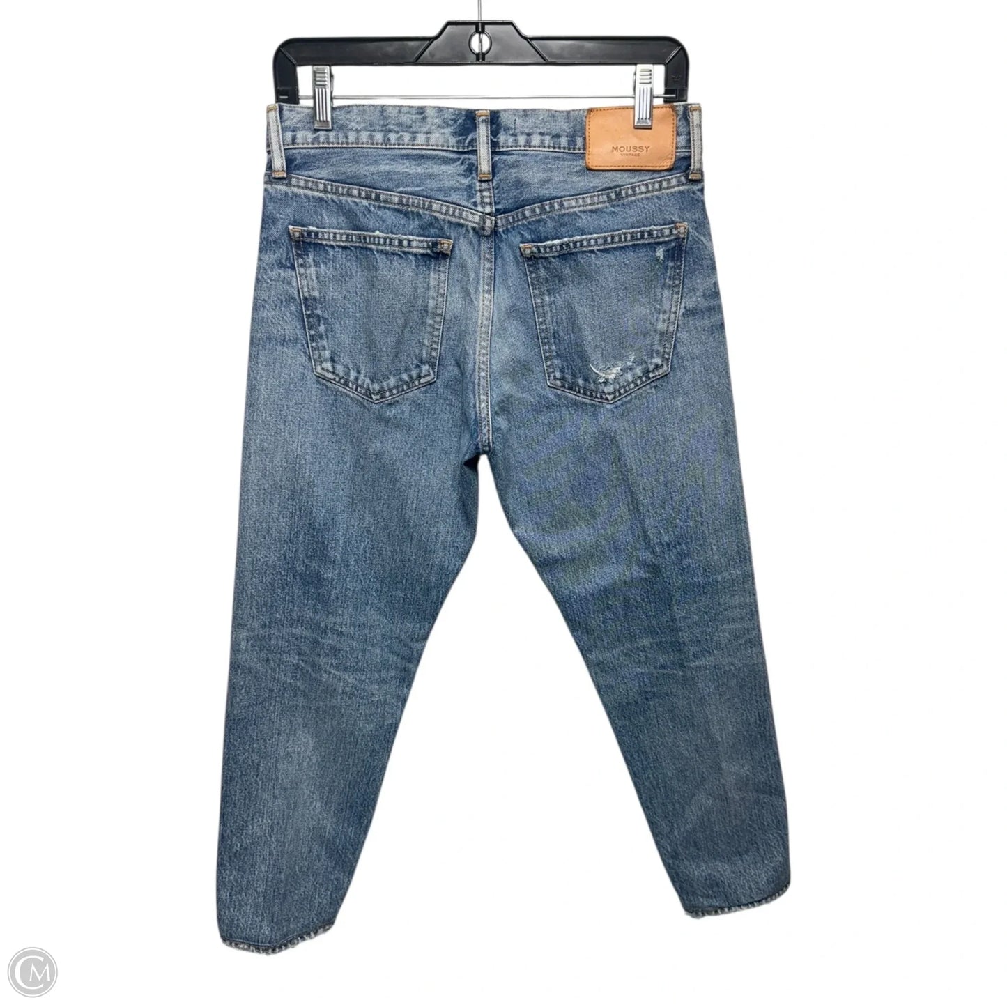 Jeans Boyfriend By Moussy In Blue Denim, Size: 4