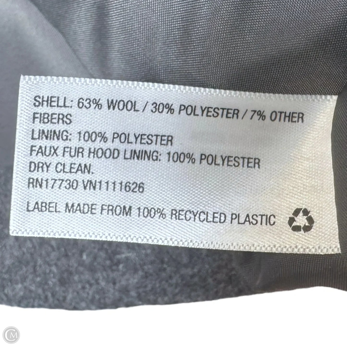 Wool Blend Coat Other By Ava & Viv In Grey, Size: 1x