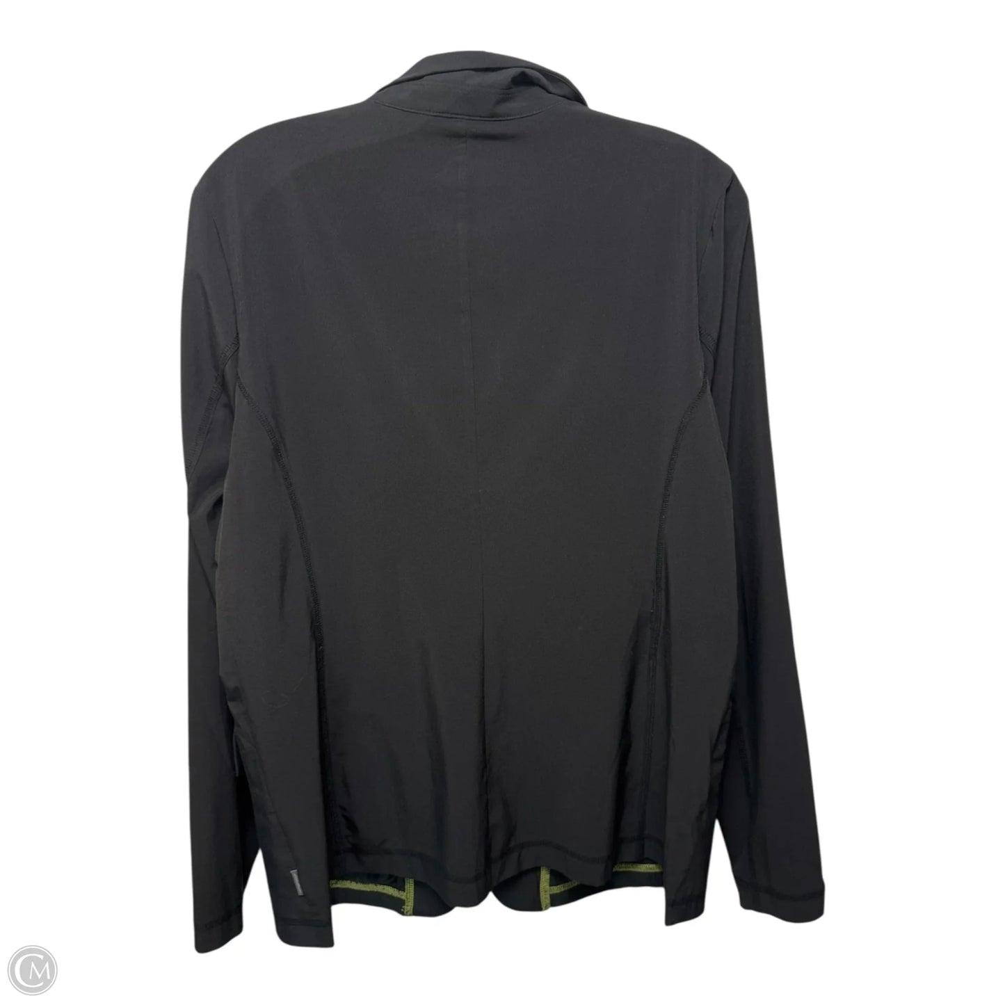 Athletic Jacket By Eddie Bauer In Black, Size: 12