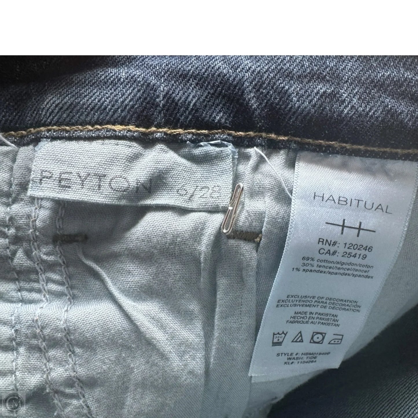 Peyton Jeans Boyfriend By Habitual In Blue Denim, Size: 6/28