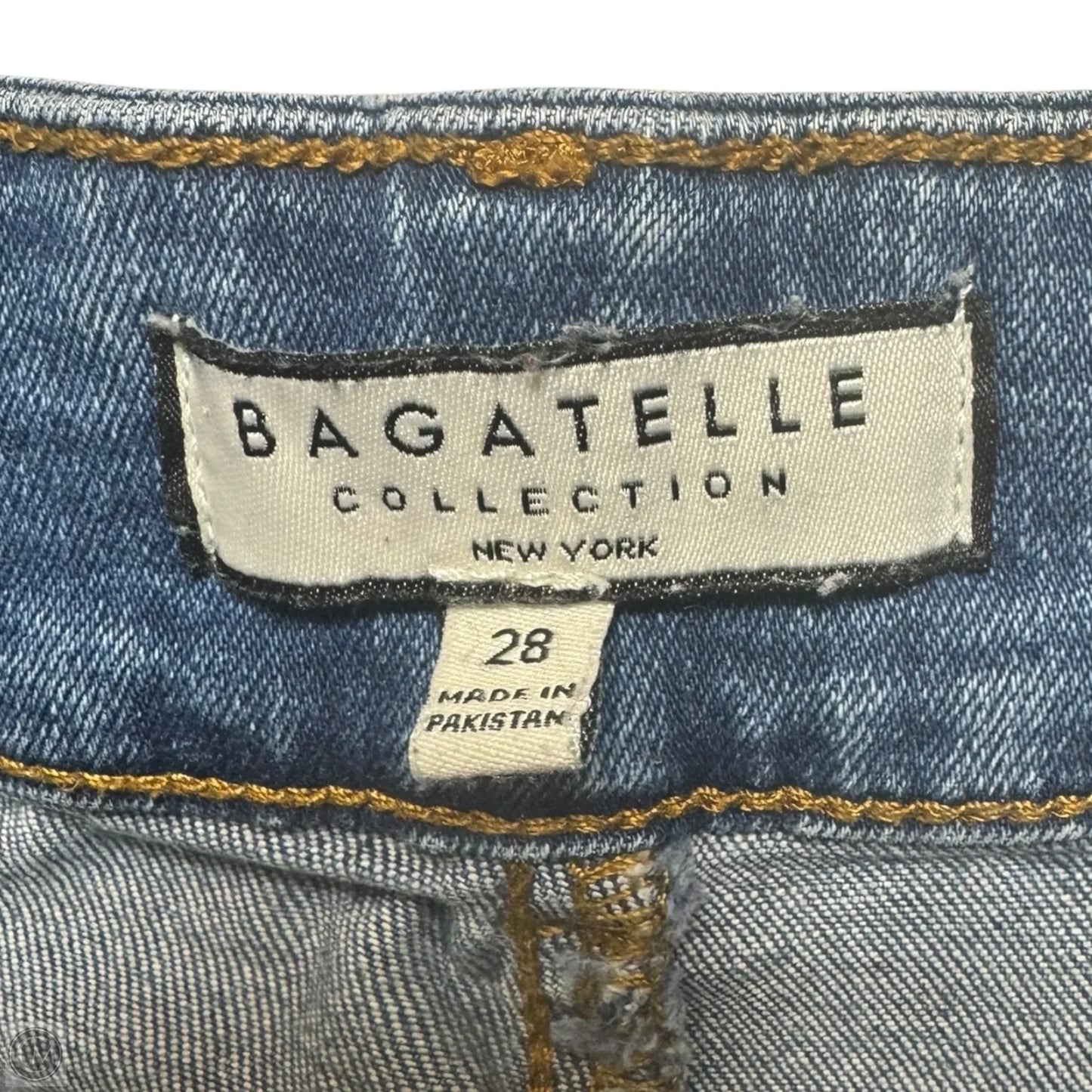 Jeans Cropped By Bagatelle In Blue Denim, Size: 6/28