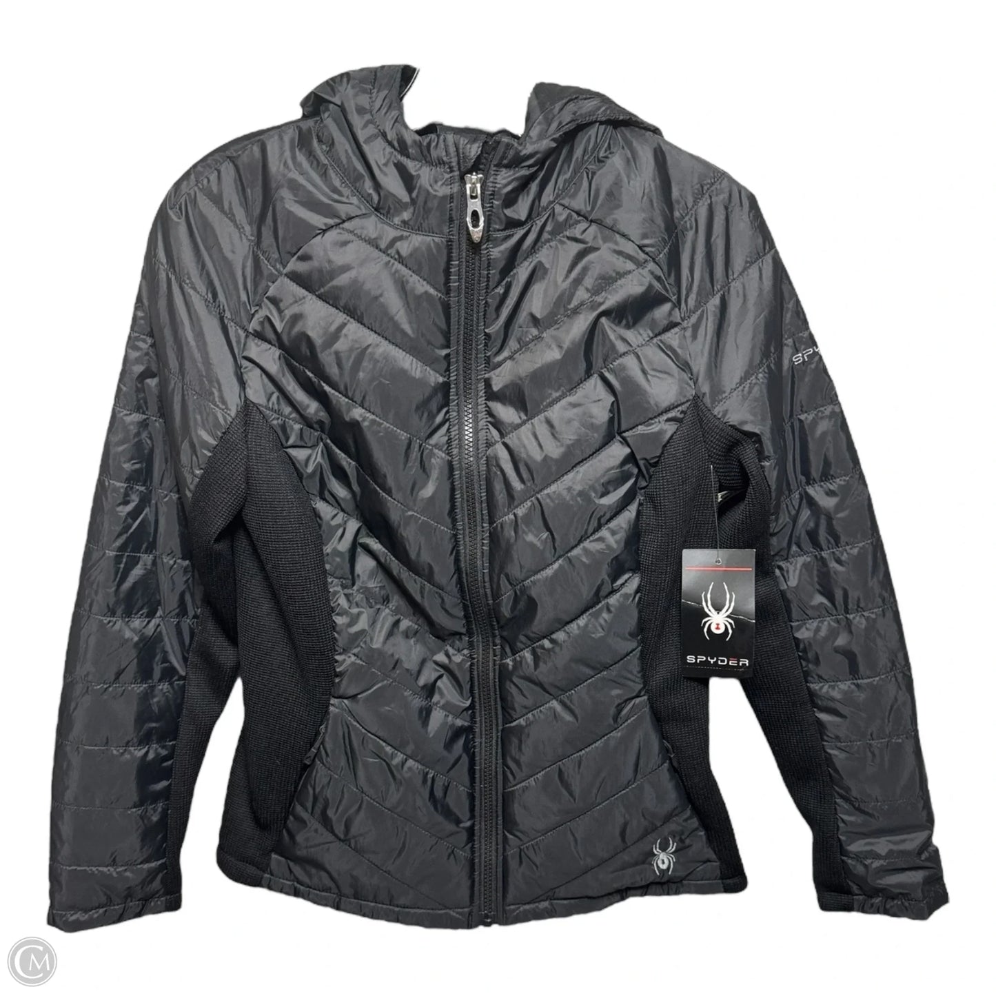 Jacket Puffer & Quilted By Spyder In Black, Size: S