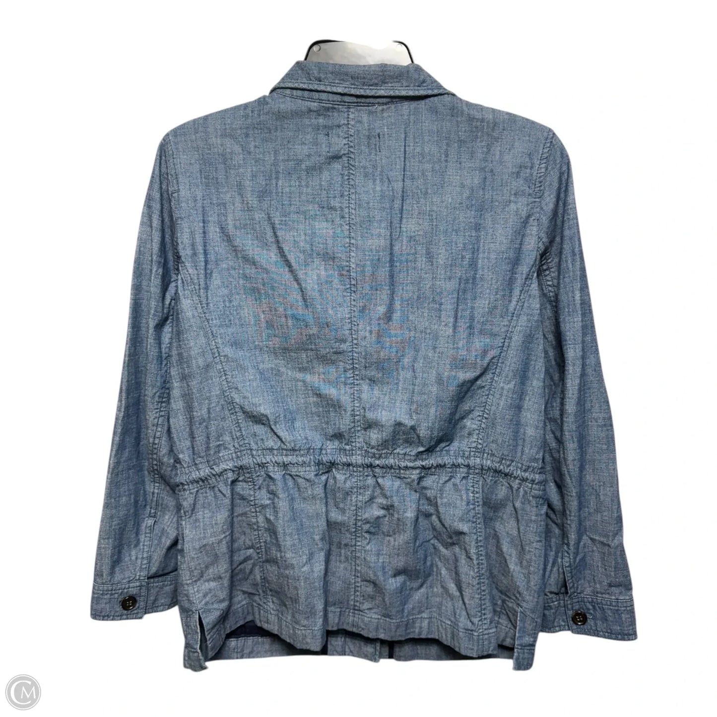 Jacket Denim By Talbots In Blue Denim, Size: Mp