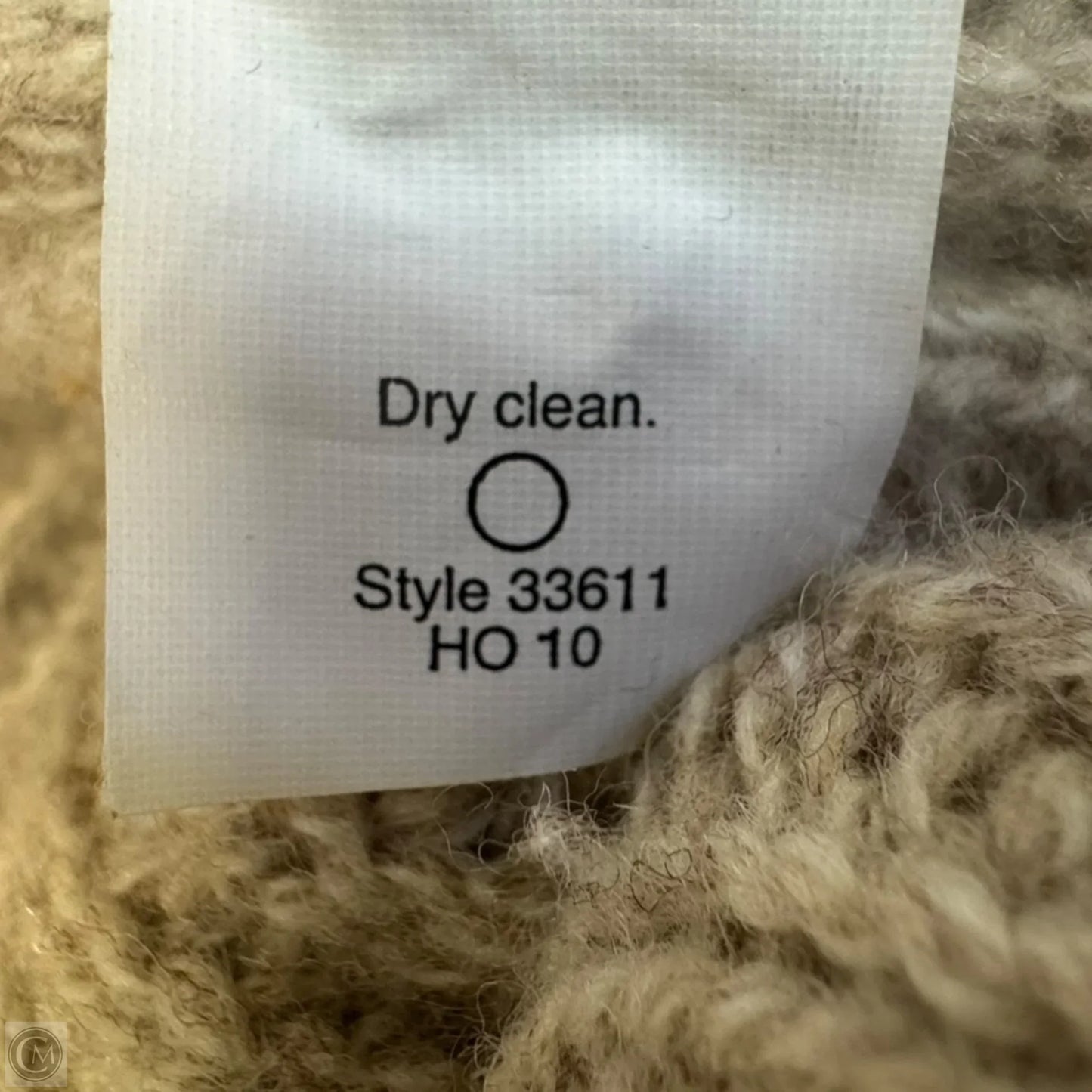 Lambs Wool Shawl Collar Open Front Cardigan Sweater By J. Crew In Beige Print, Size: S