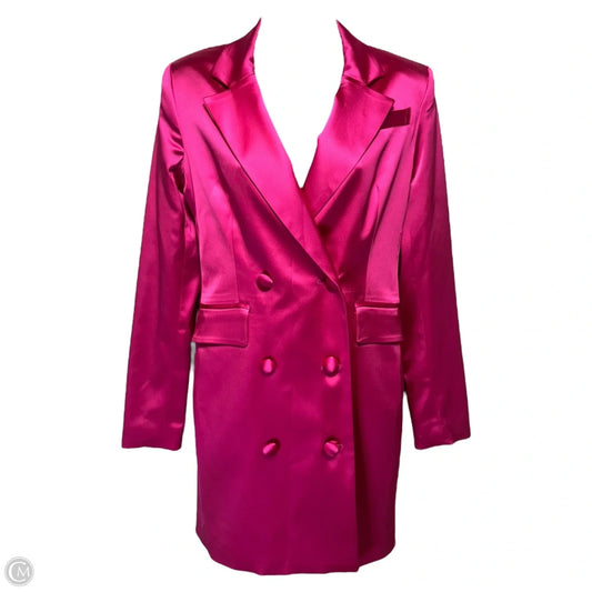 Blazer Mini Dress Designer By Milly In Fuchsia, Size: 4