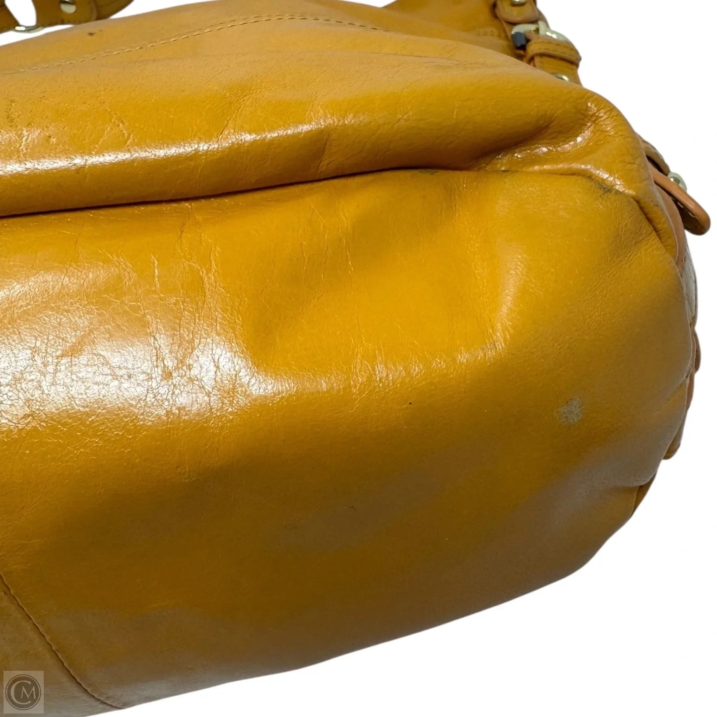 Handbag Leather By Badgley Mischka, Size: Large