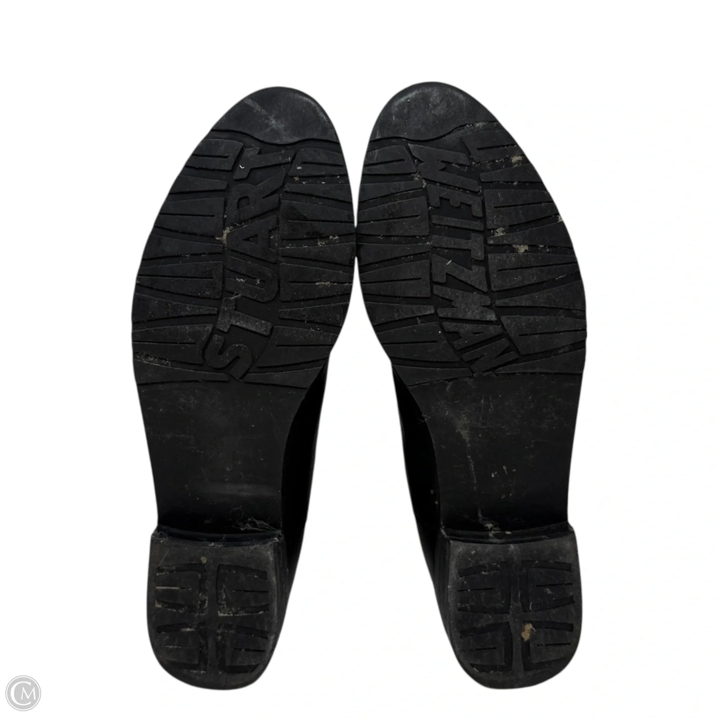 Basilico Leather Chelsea Booties Designer By Stuart Weitzman In Black, Size: 7.5