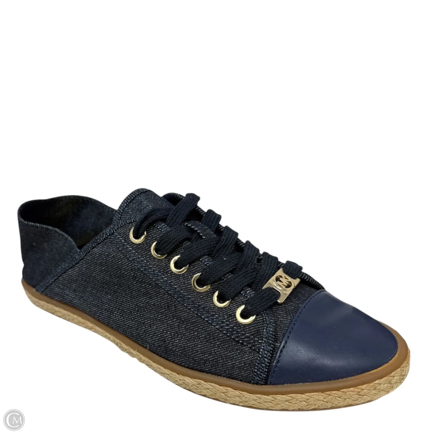 Kristy Denim Lace Up EspadrilleSneakers By Michael By Michael Kors In Blue Denim, Size: 7