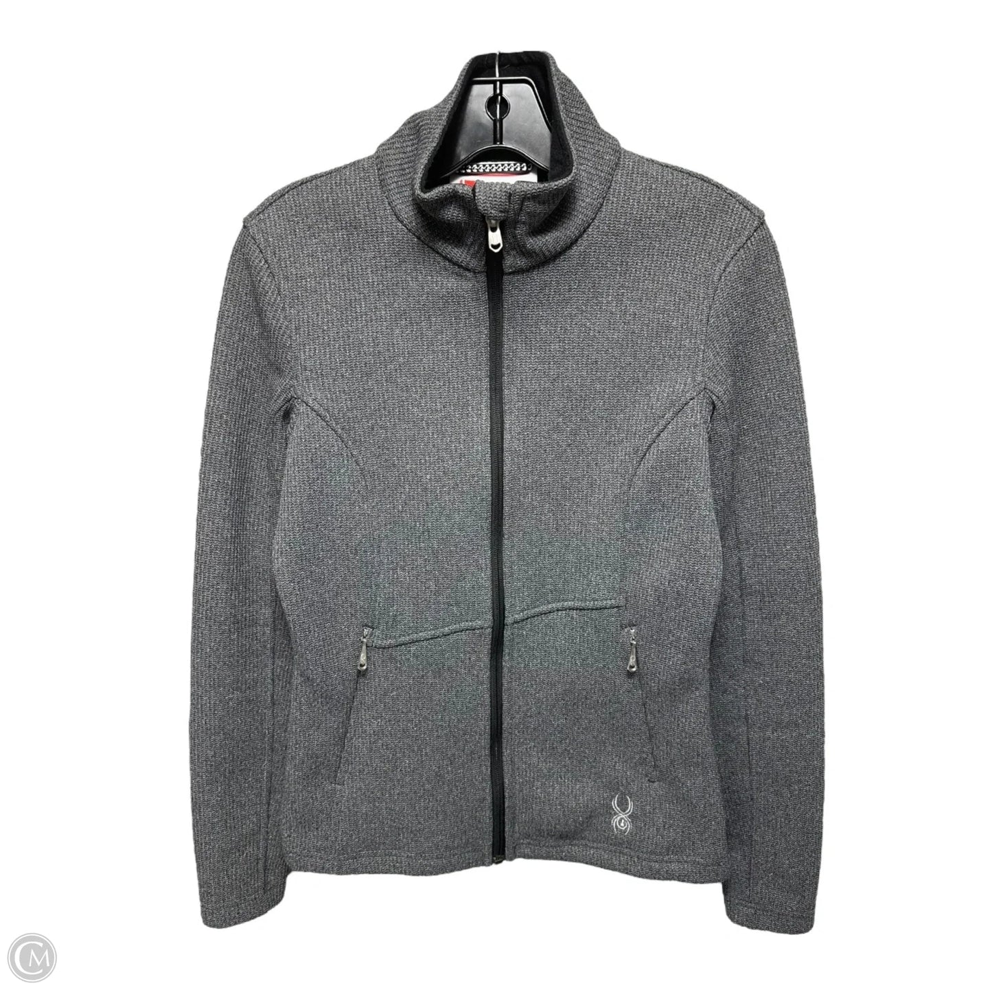 Athletic Jacket By Spyder In Grey, Size: S