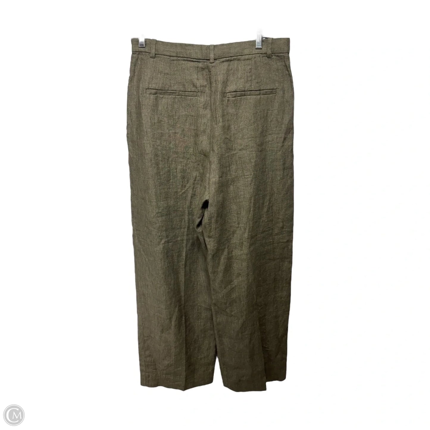 Pants Linen By Banana Republic In Green, Size: 8