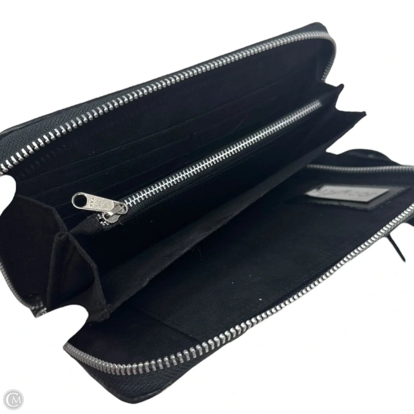 Studded Wallet Clutch Leather By Jodi Lee, Size: Large