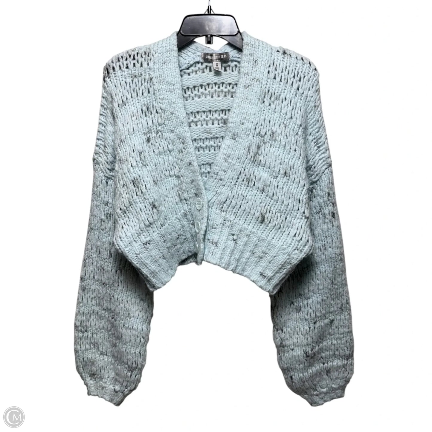 Sweater Cardigan By Urban Outfitters In Blue, Size: M