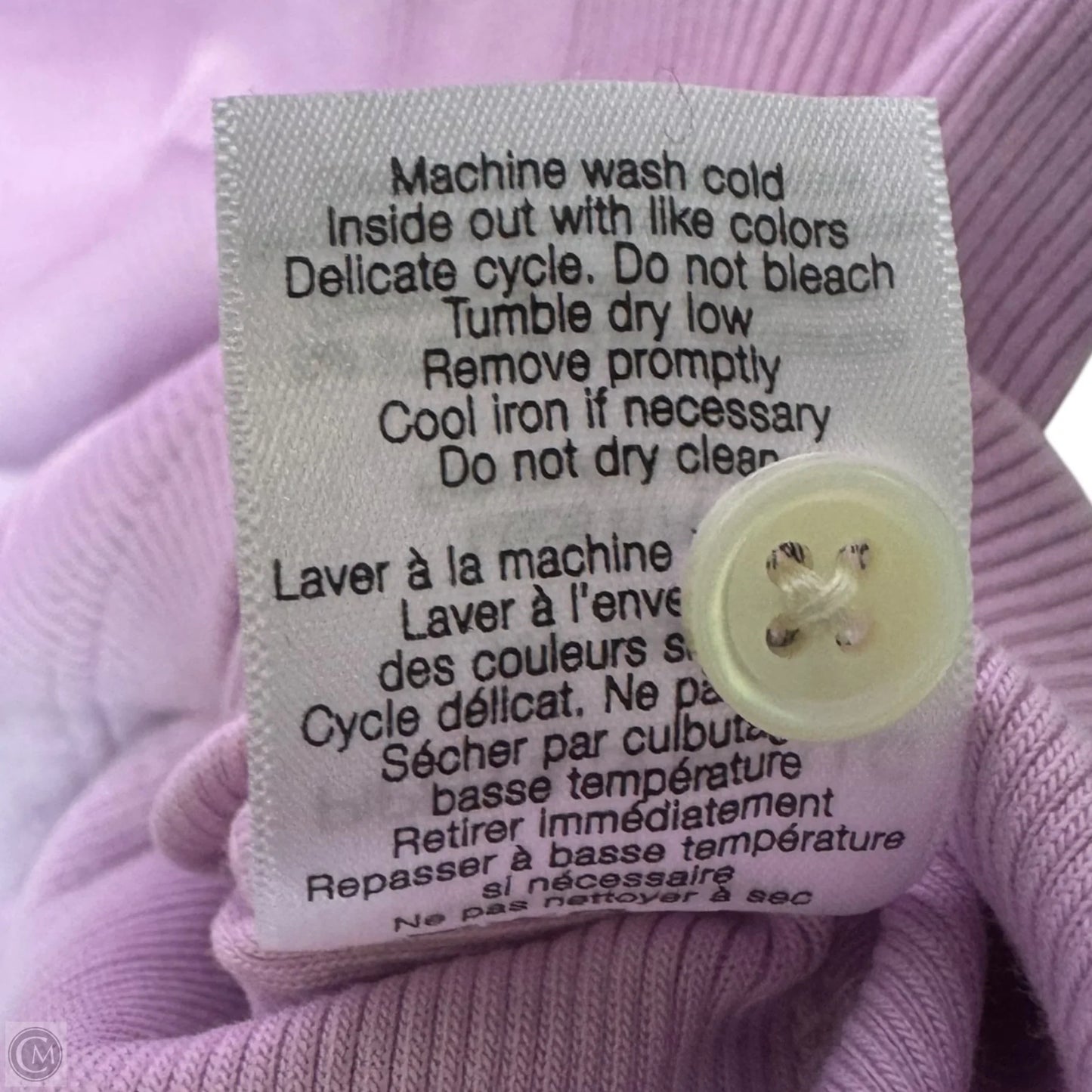 Coralee Rib-Knit Puff-Sleeve Top By Veronica Beard In Barely Orchid, Size: M