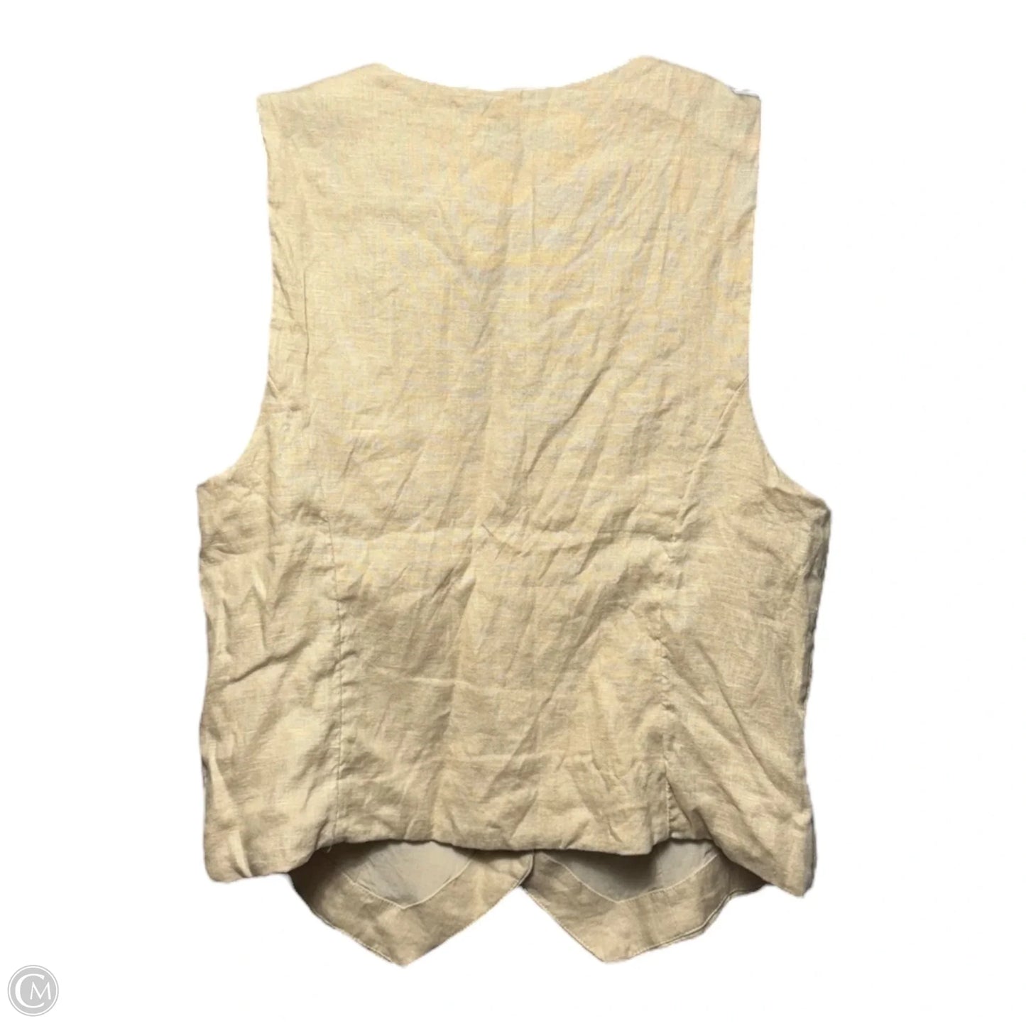 Linen Vest Other By J. Crew In Cream, Size: 4