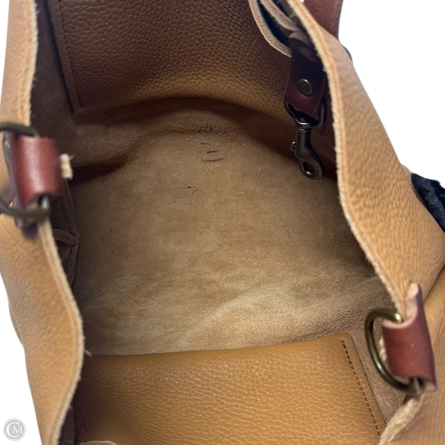 Tote Leather Unbranded, Size: Medium