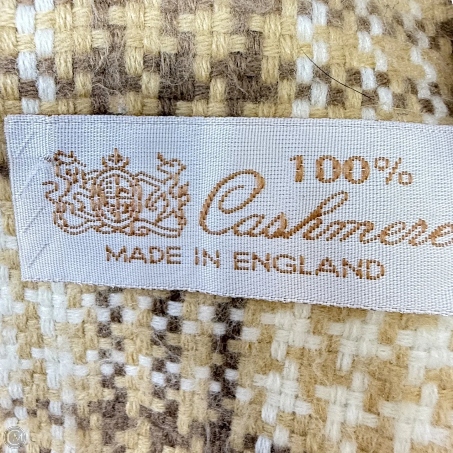 Made In England Plaid Cashmere Scarf Long