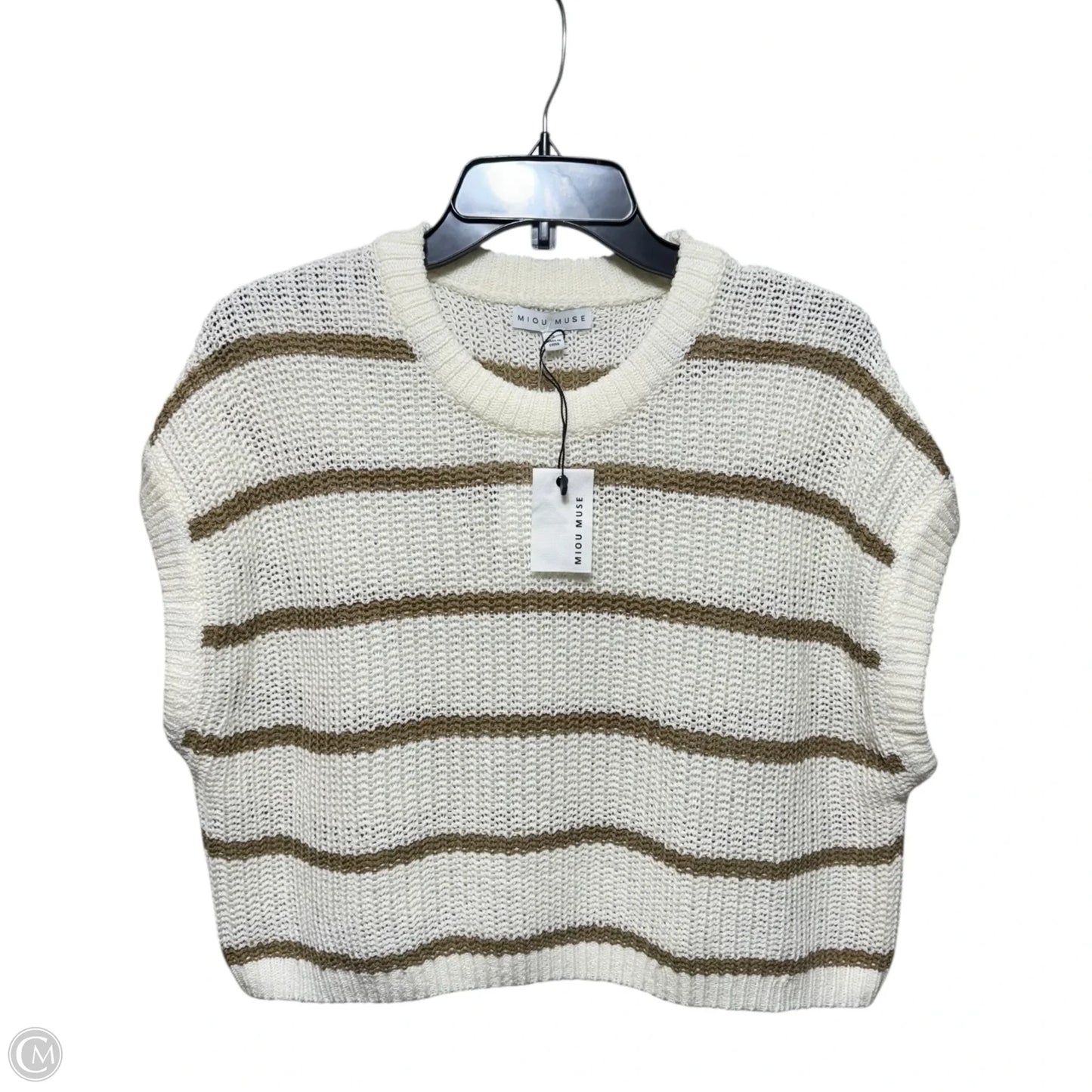Sweater By Miou Muse In Striped Pattern, Size: S