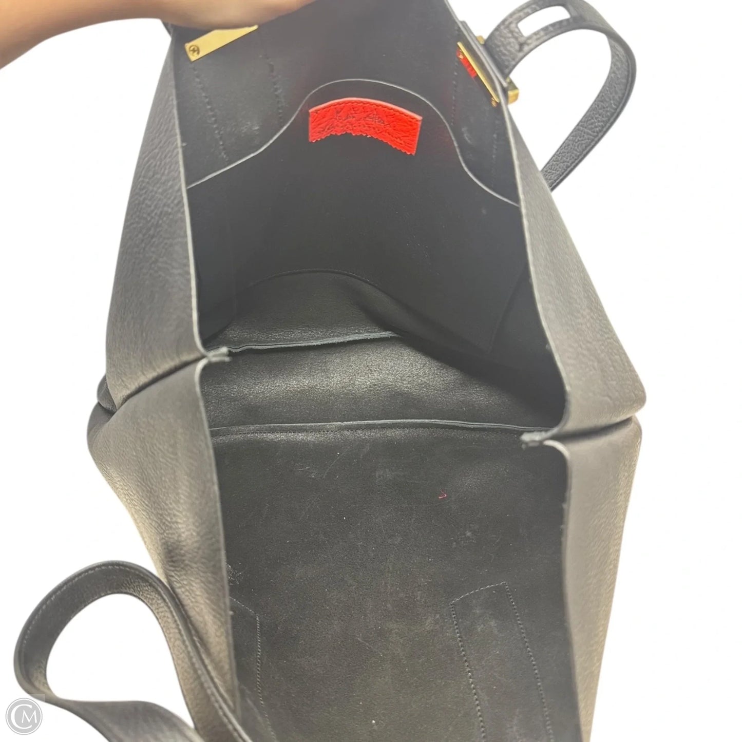 Adjustable Handle Turnlock Tote Leather By India Hicks, Size: Large