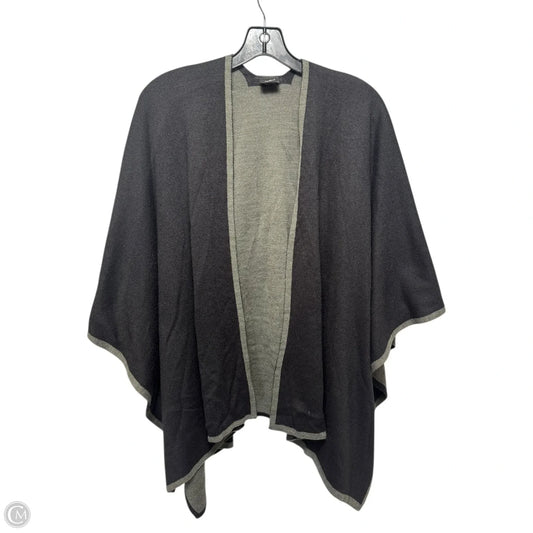 Shawl By V Fraas In Black & Grey, Size: Osfm