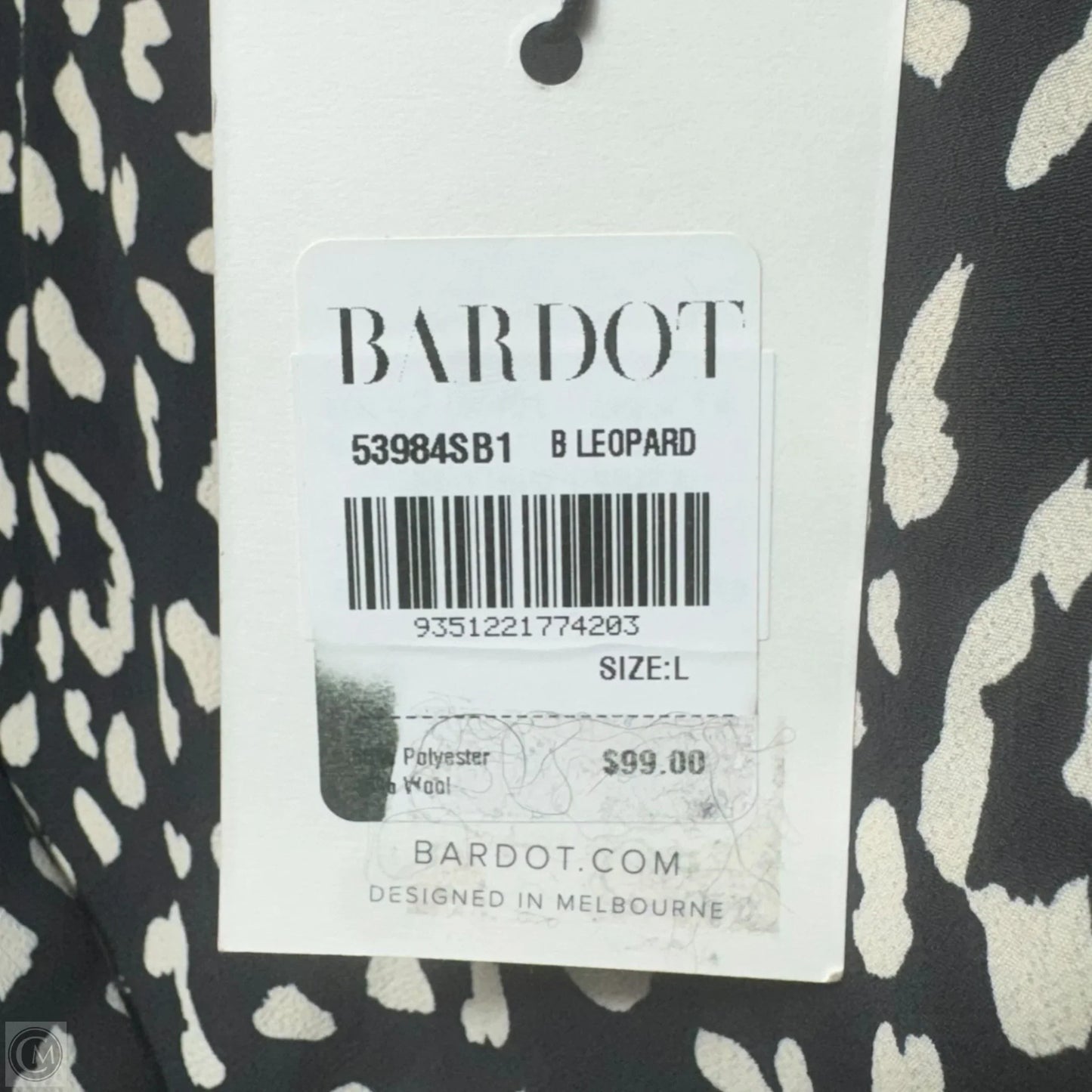 Skirt Maxi By Bardot In Black & Cream, Size: 10