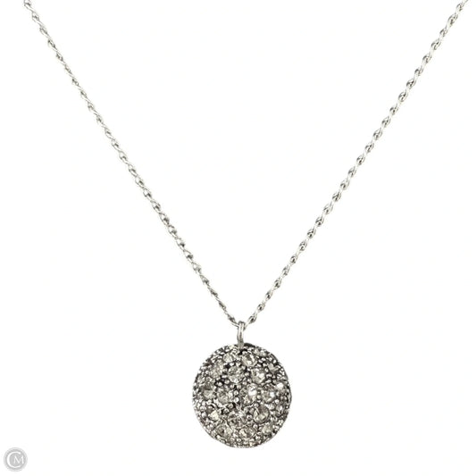 In a Twinkling Silver Tone CZ Pave Necklace Designer By Kate Spade