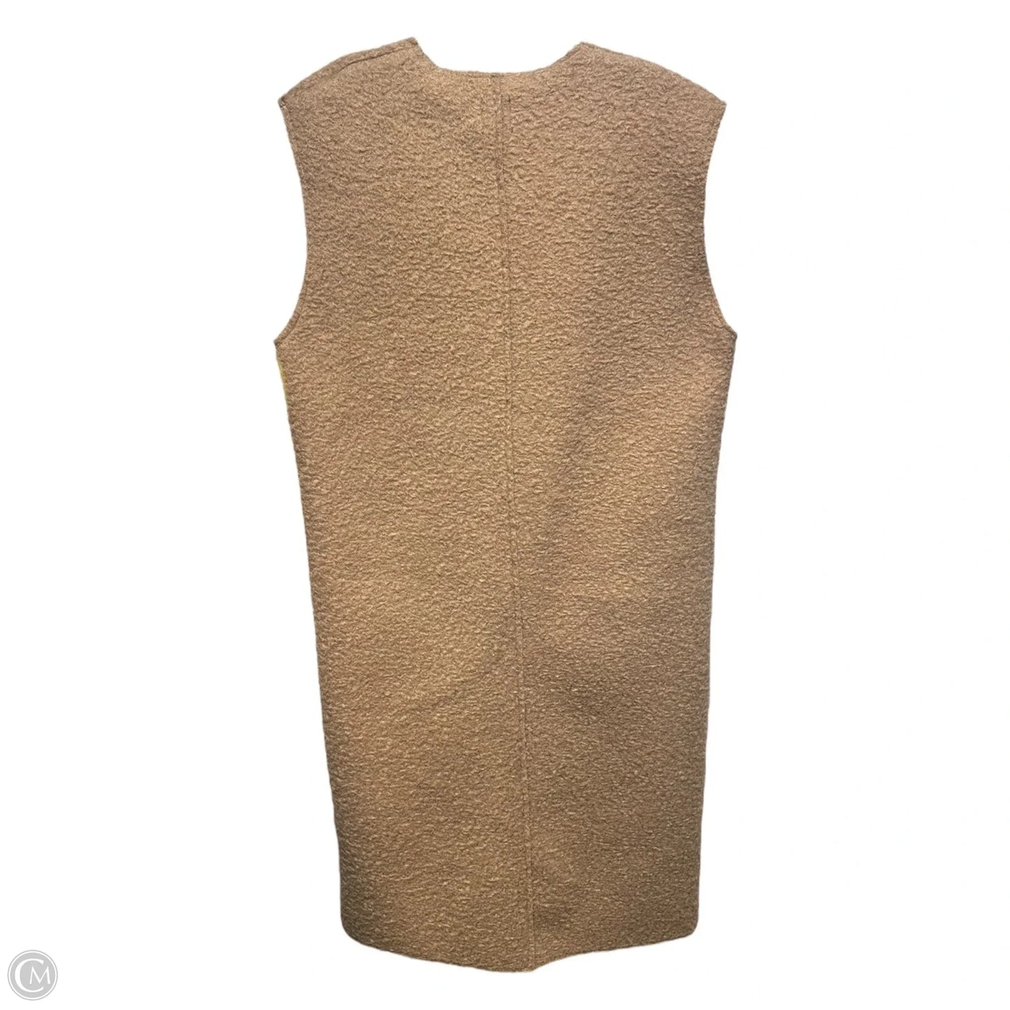 Vest Fleece By Zara In Tan, Size: S