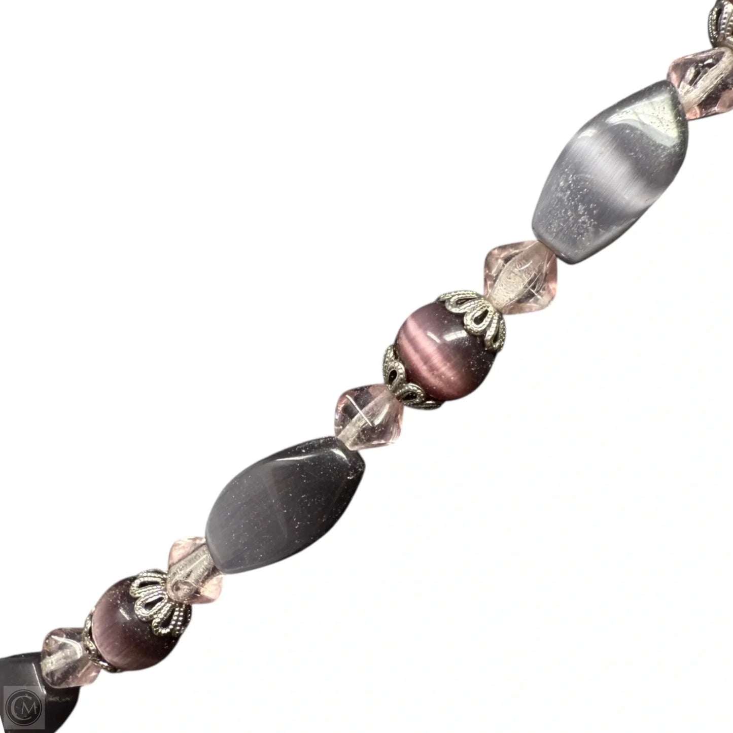 Murano Glass Heart Beaded Statement Necklace