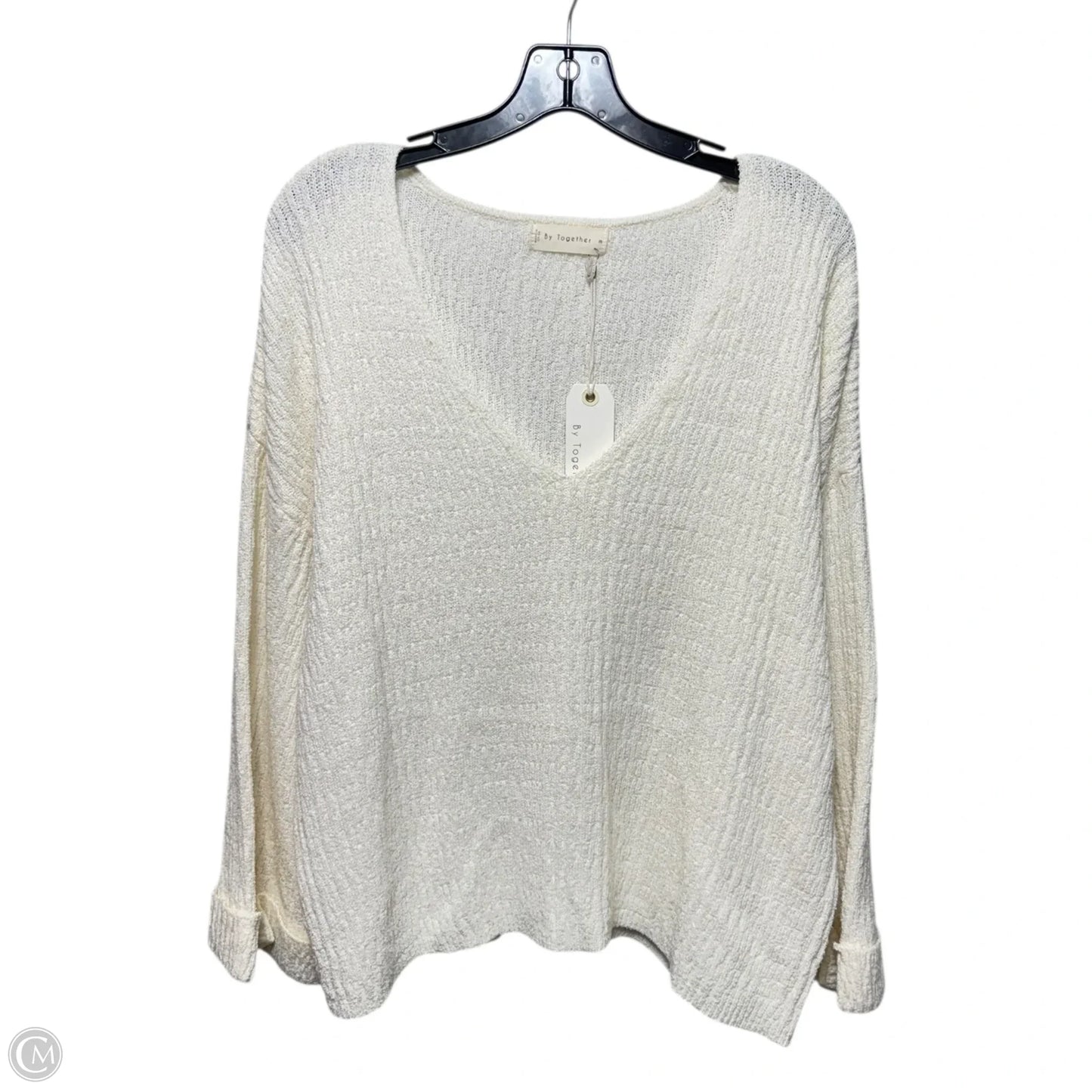 Sweater By By Together In Cream, Size: M