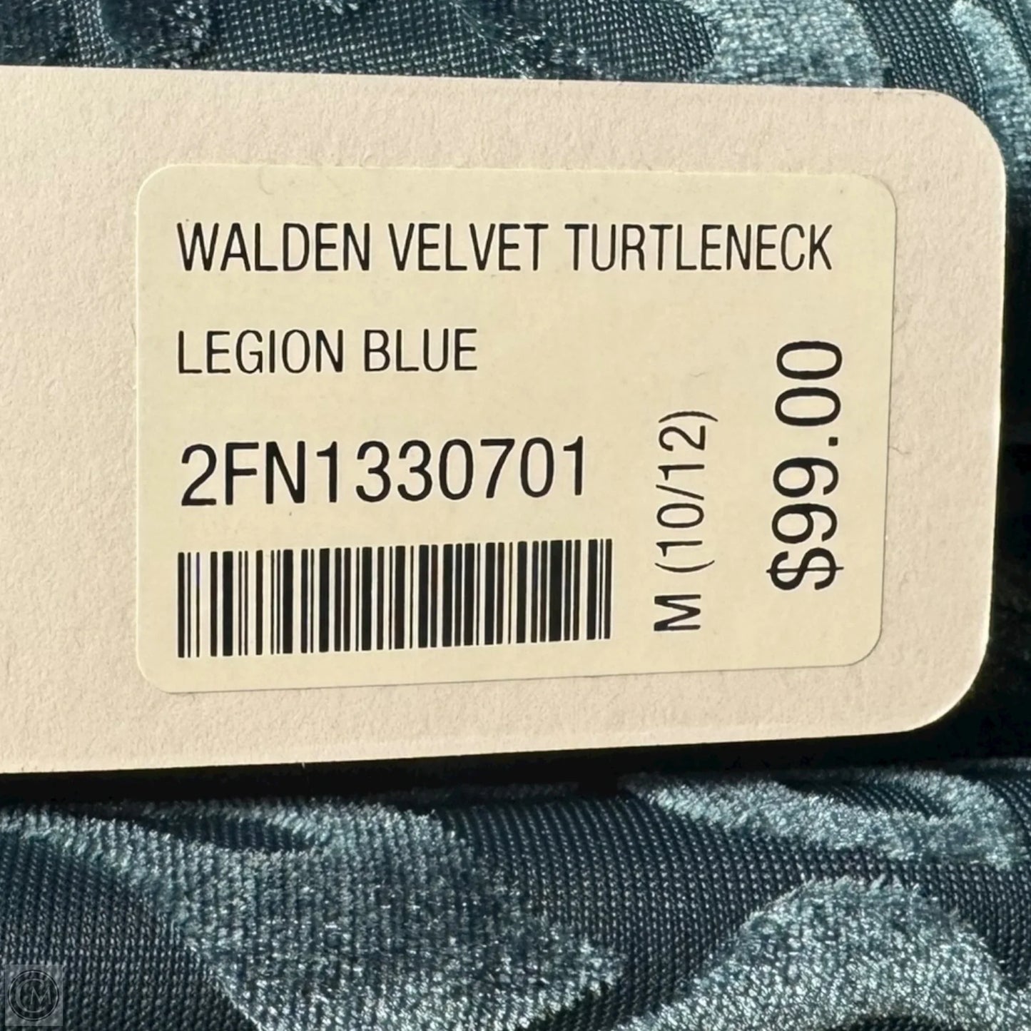 Walden Velvet Turtleneck By Soft Surroundings In Legion Blue, Size: M