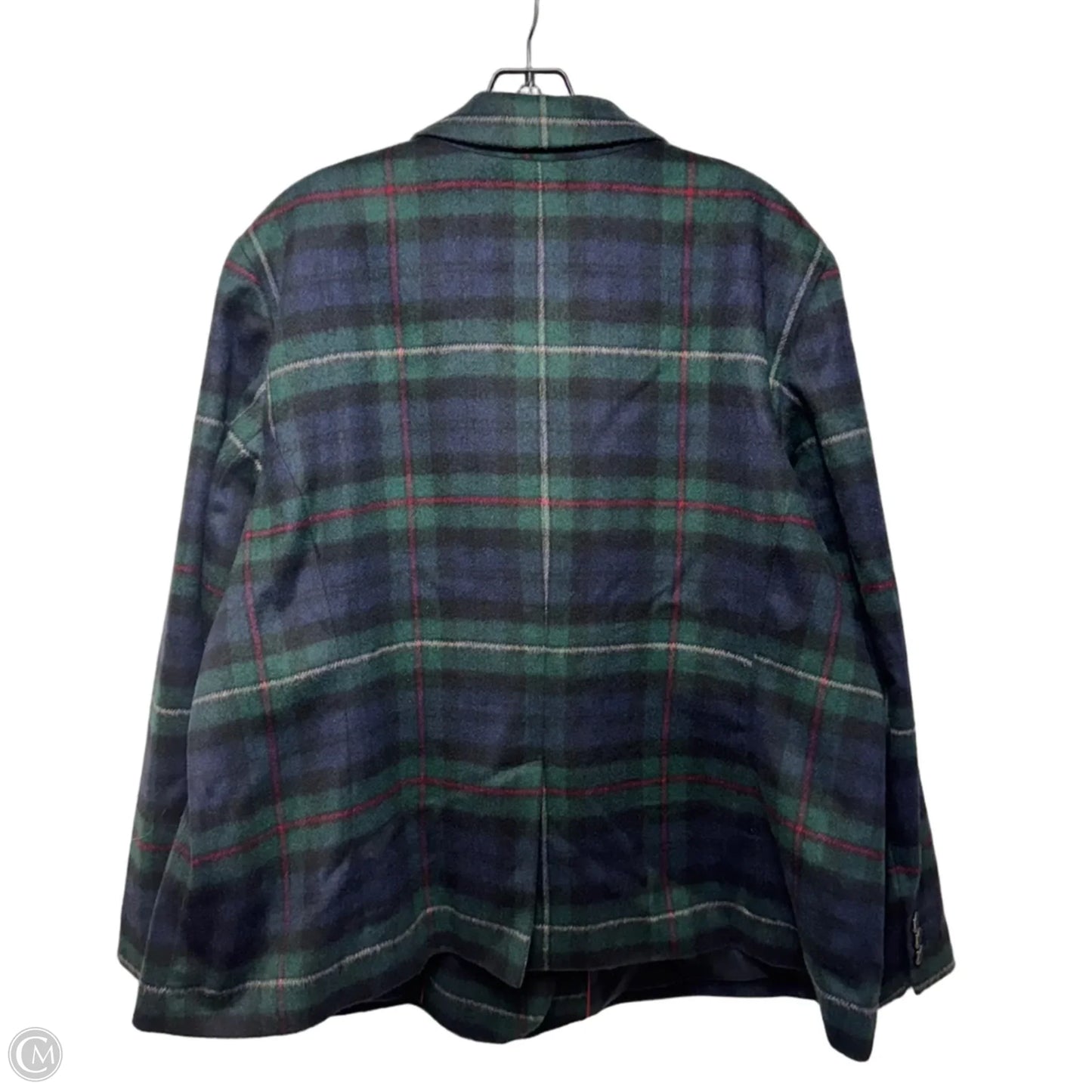 Blazer By Talbots In Plaid Pattern, Size: 20