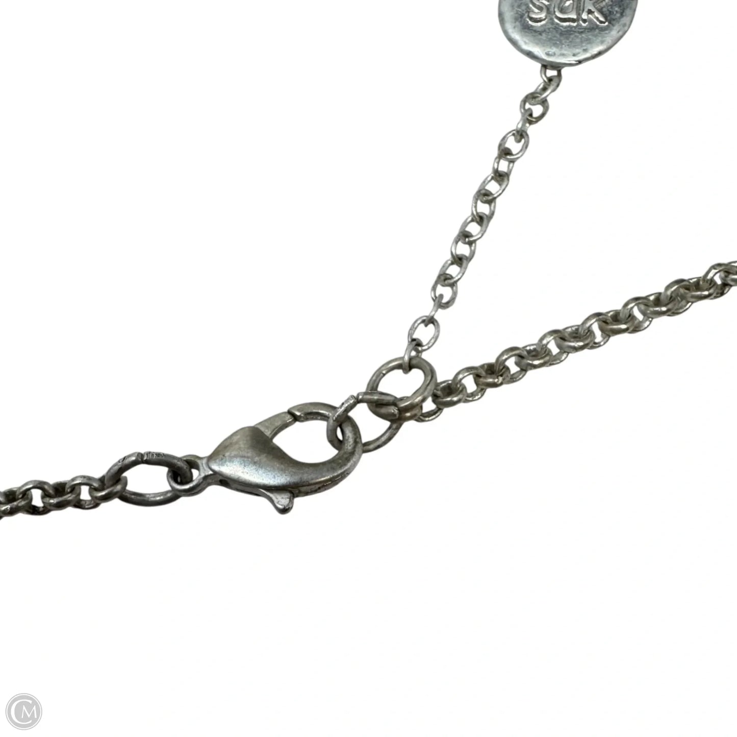 Abstract Oval Necklace Long By The Sak