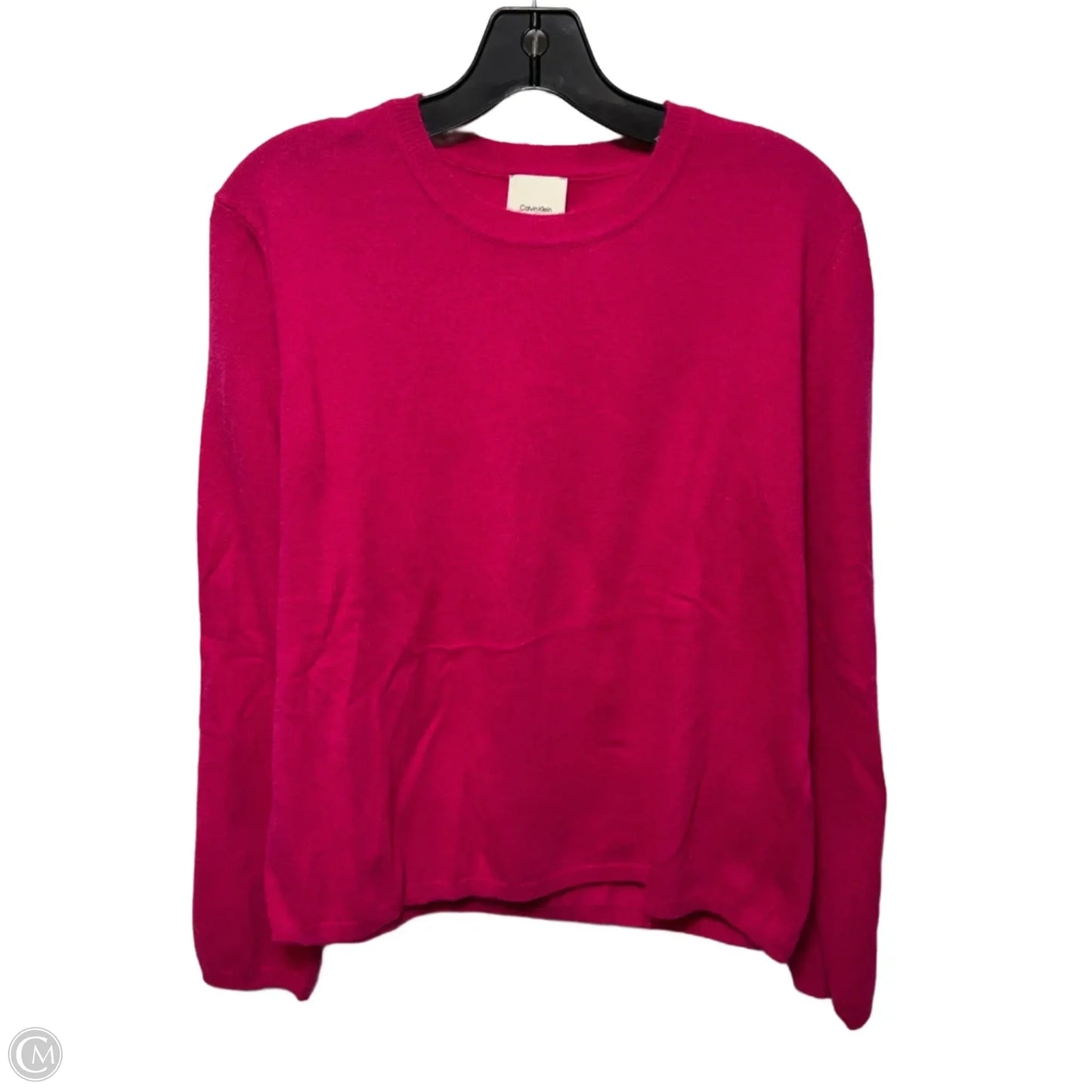 Sweater By Calvin Klein In Pink, Size: XL