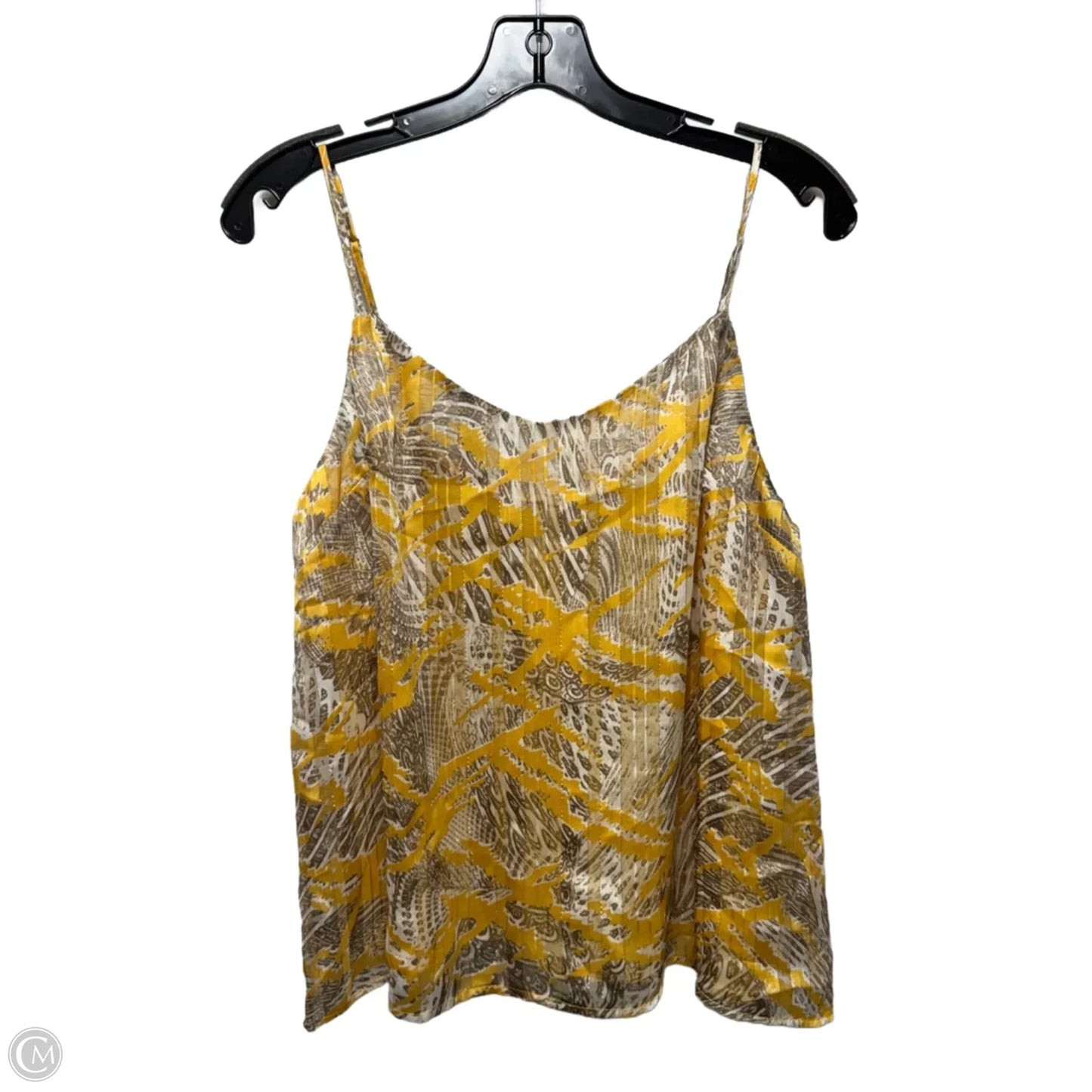 Tank Top By Roan & Ryan In Yellow, Size: L