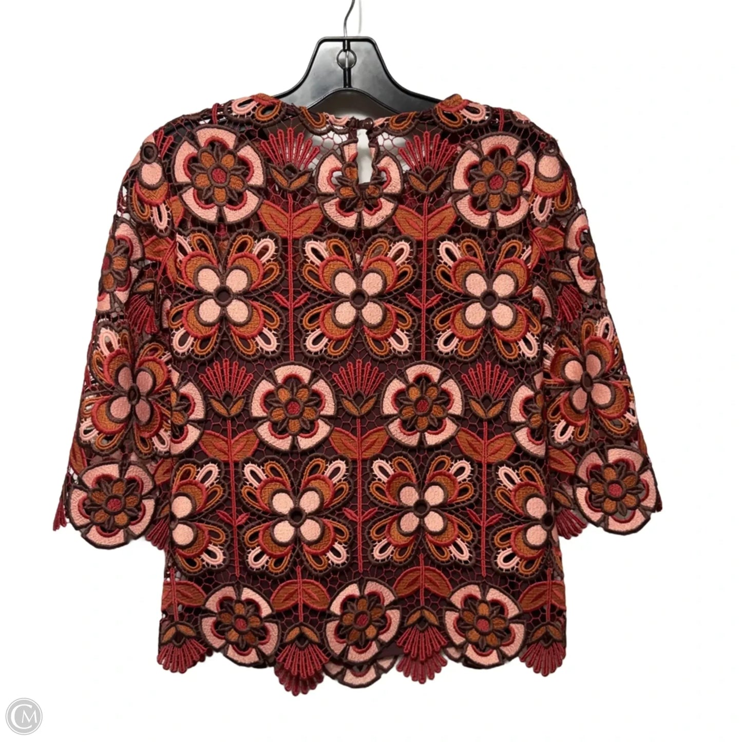 Colter Top 3/4 Sleeve By Trina Turk In Floral Print, Size: XS