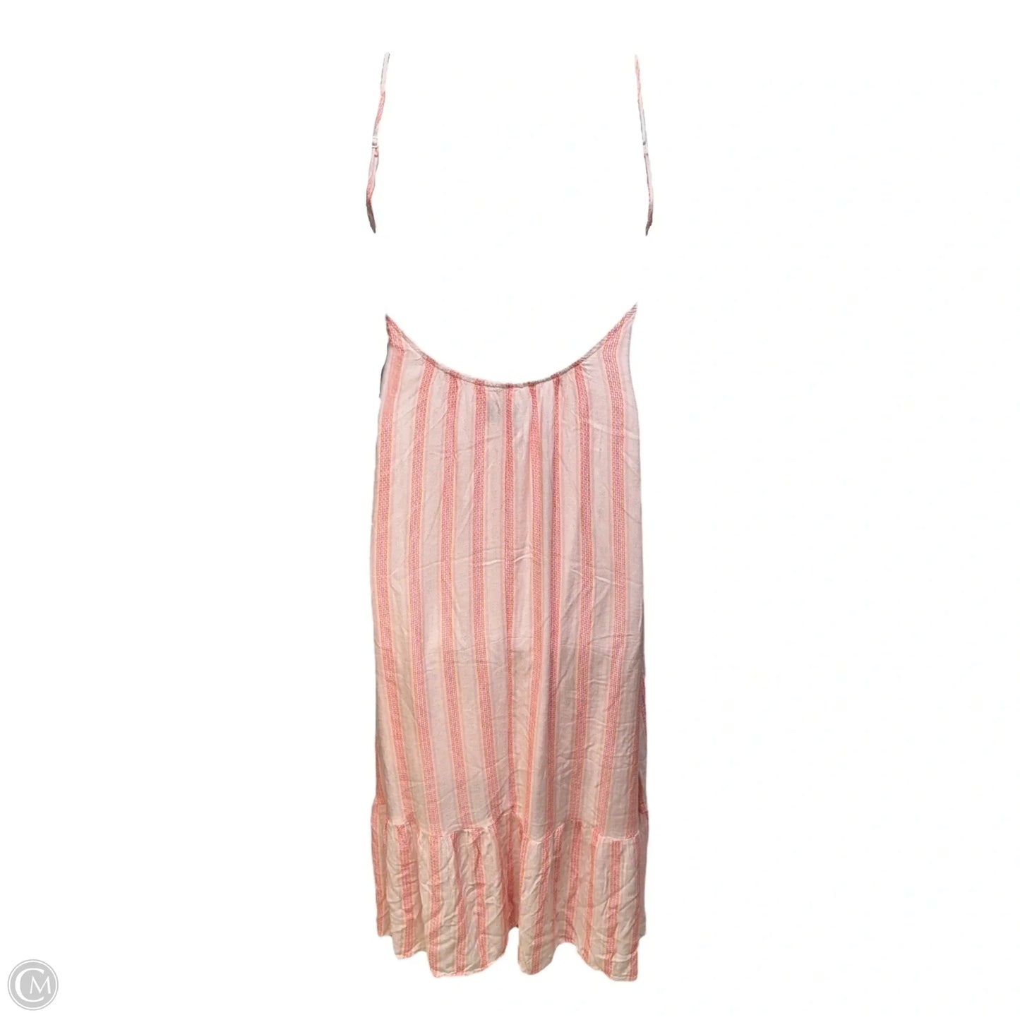 Tiered Low Back Dress Casual Maxi By FRNCH In Pink, Size: M