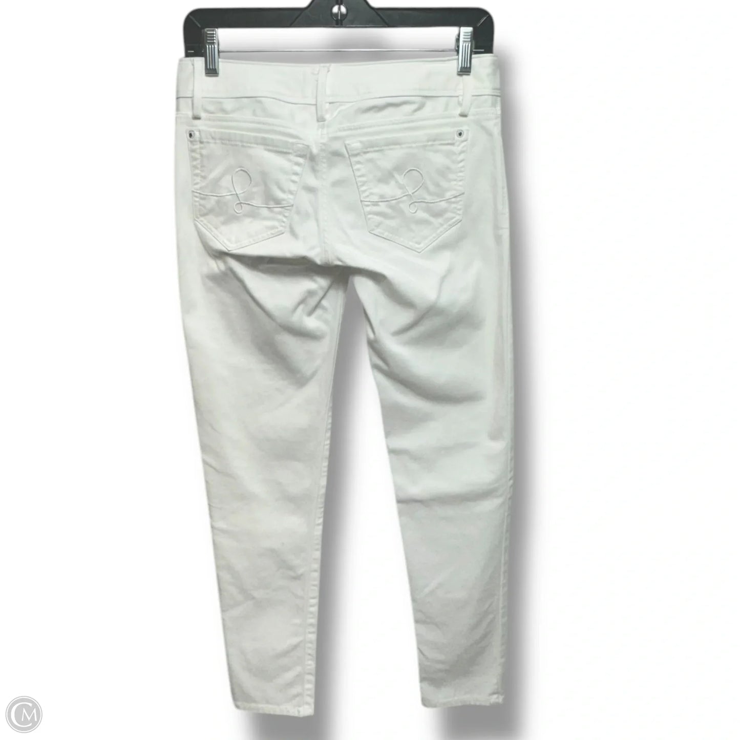 South Ocean High Rise Skinny Jeans Designer By Lilly Pulitzer In Resort White, Size: 0