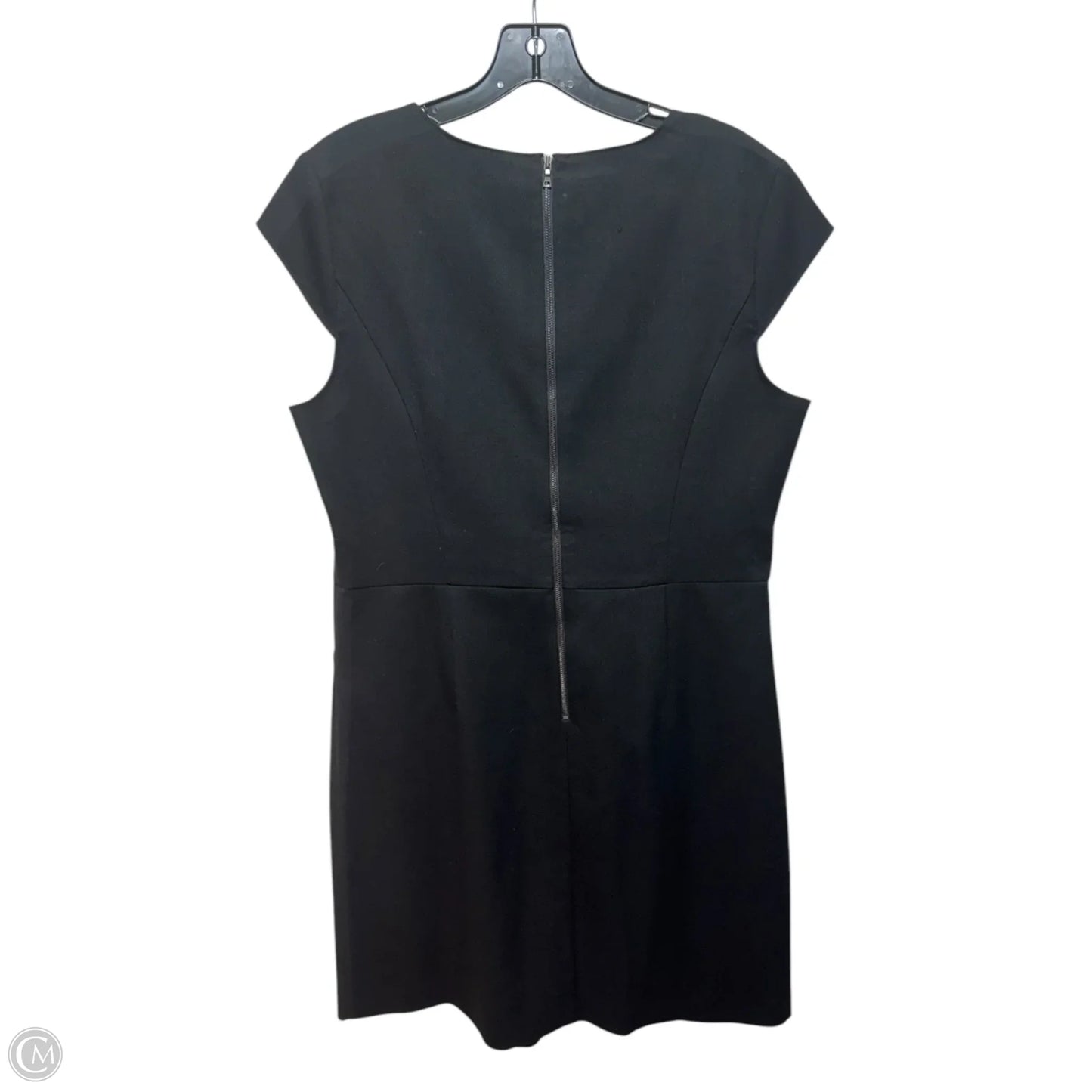 Dress Casual Midi By Loft In Black, Size: 14