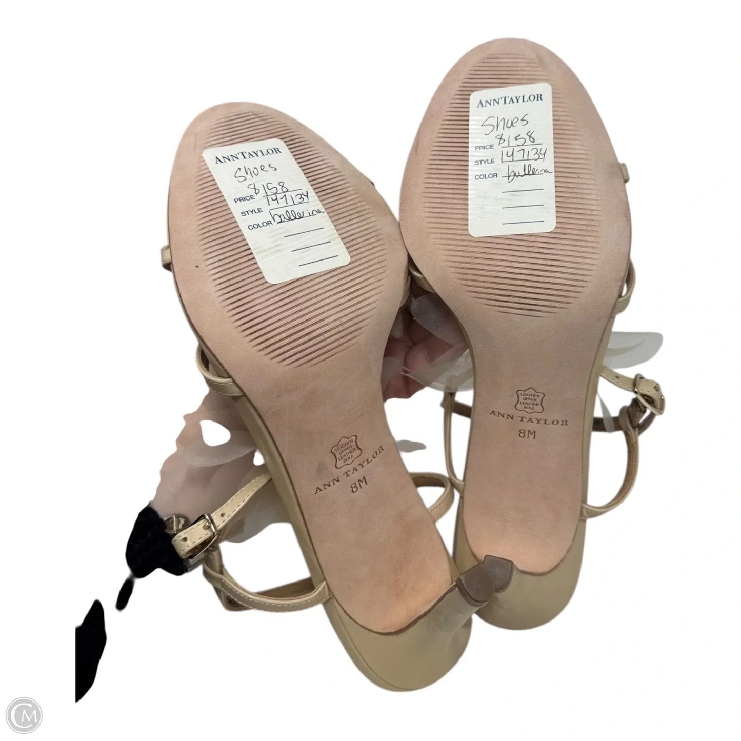 Camille Bloom Sandals By Ann Taylor In Ballerina, Size: 8