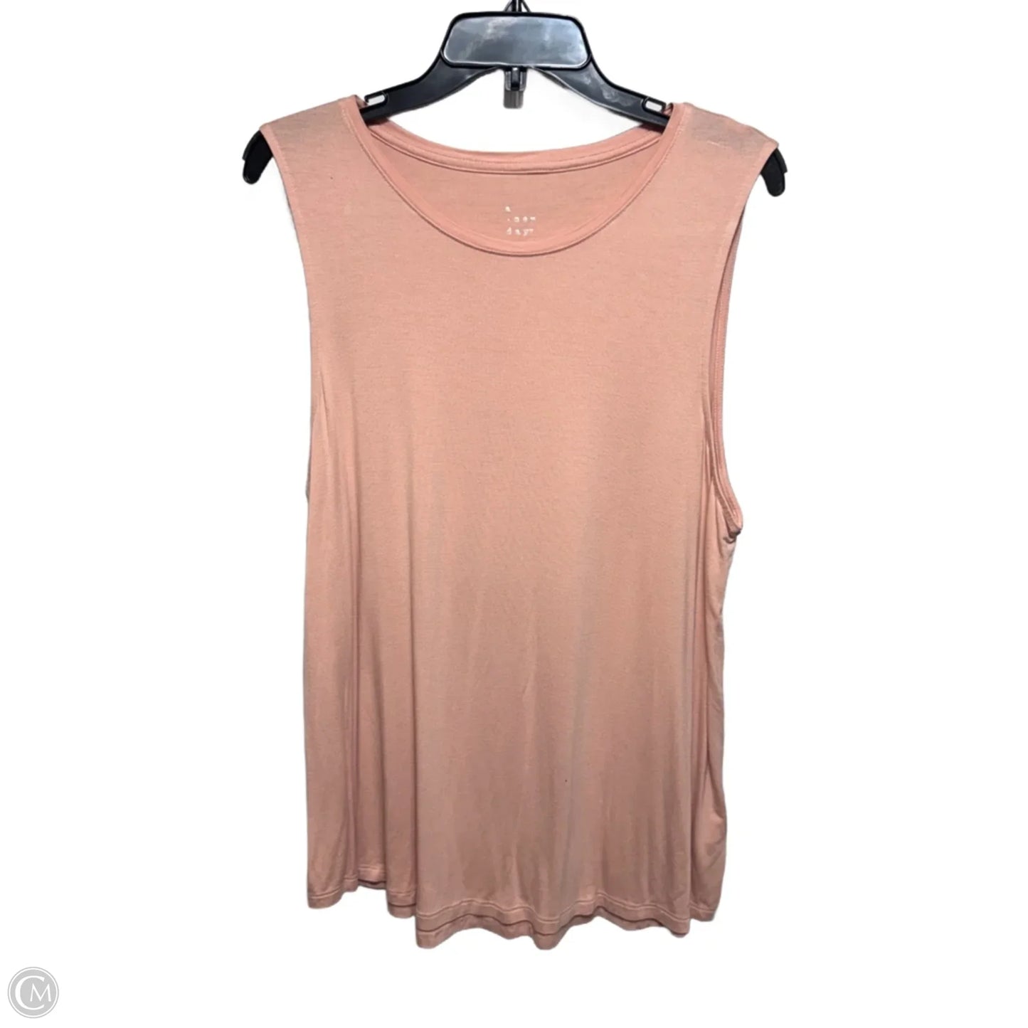 Top Sleeveless By A New Day In Peach, Size: Xxl