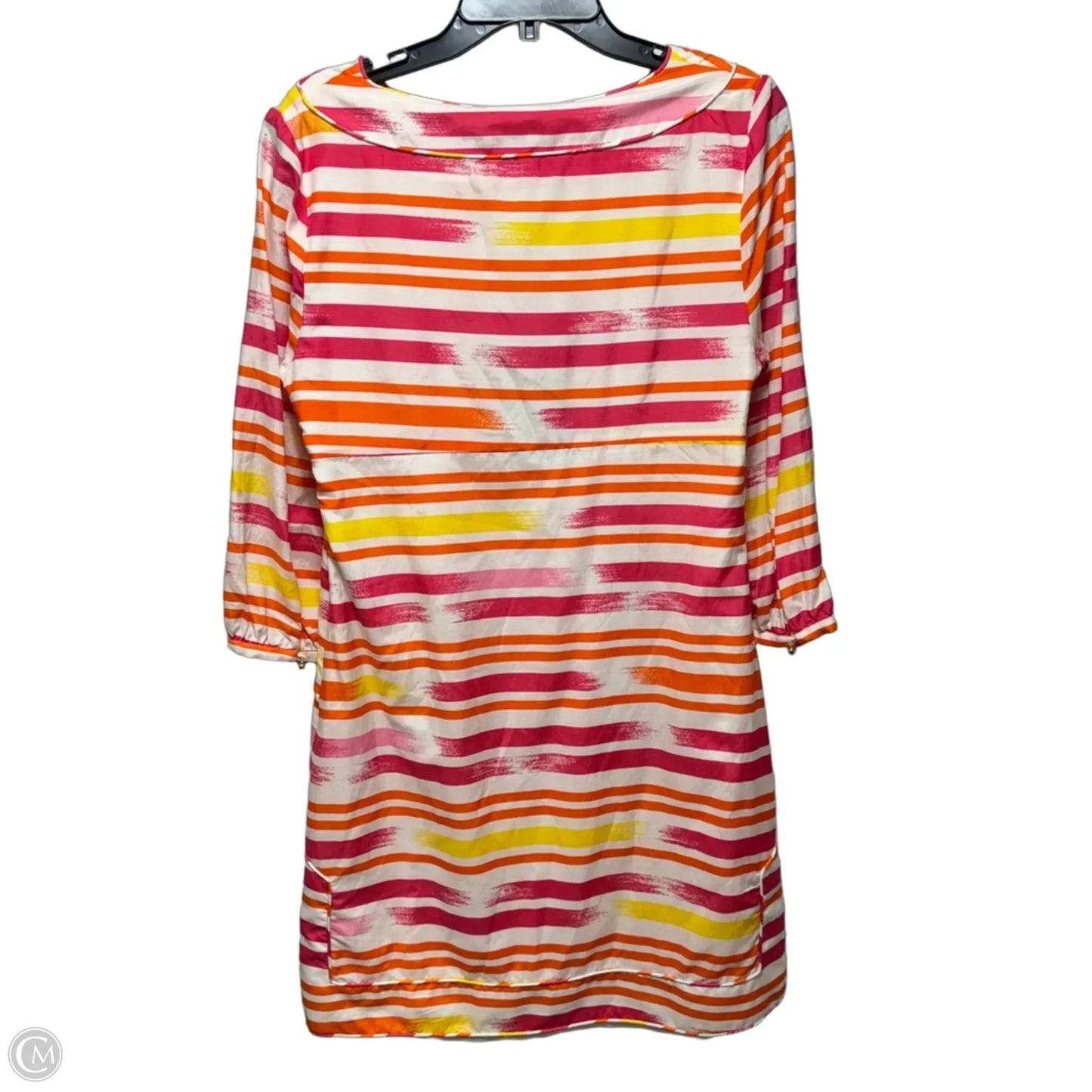 Dress Casual Short By Elizabeth Mckay In Striped Pattern, Size: 8