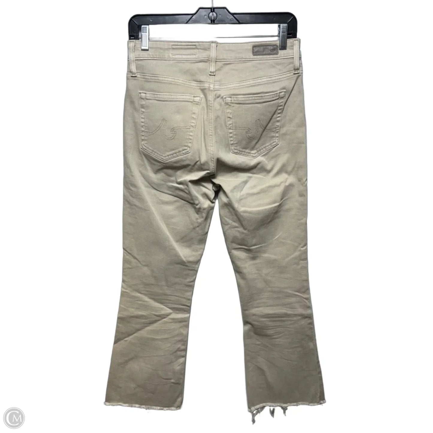 Farrah Crop Boot Jeans By Adriano Goldschmied In Tan, Size: 4/27