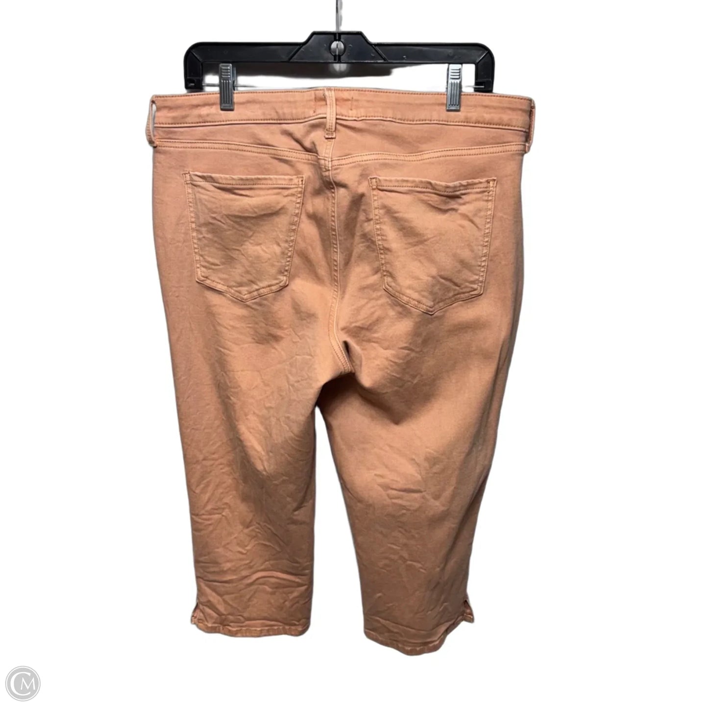 Jeans Cropped By Not Your Daughters Jeans In Orange, Size: 12