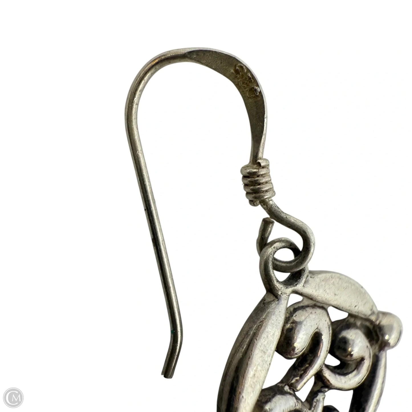 Sterling Silver Open Work Filigree Earrings