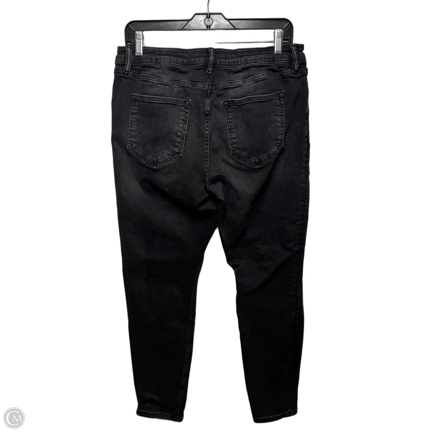 Miller Skinny Jeans Designer By All Saints In Grey, Size: 14/32